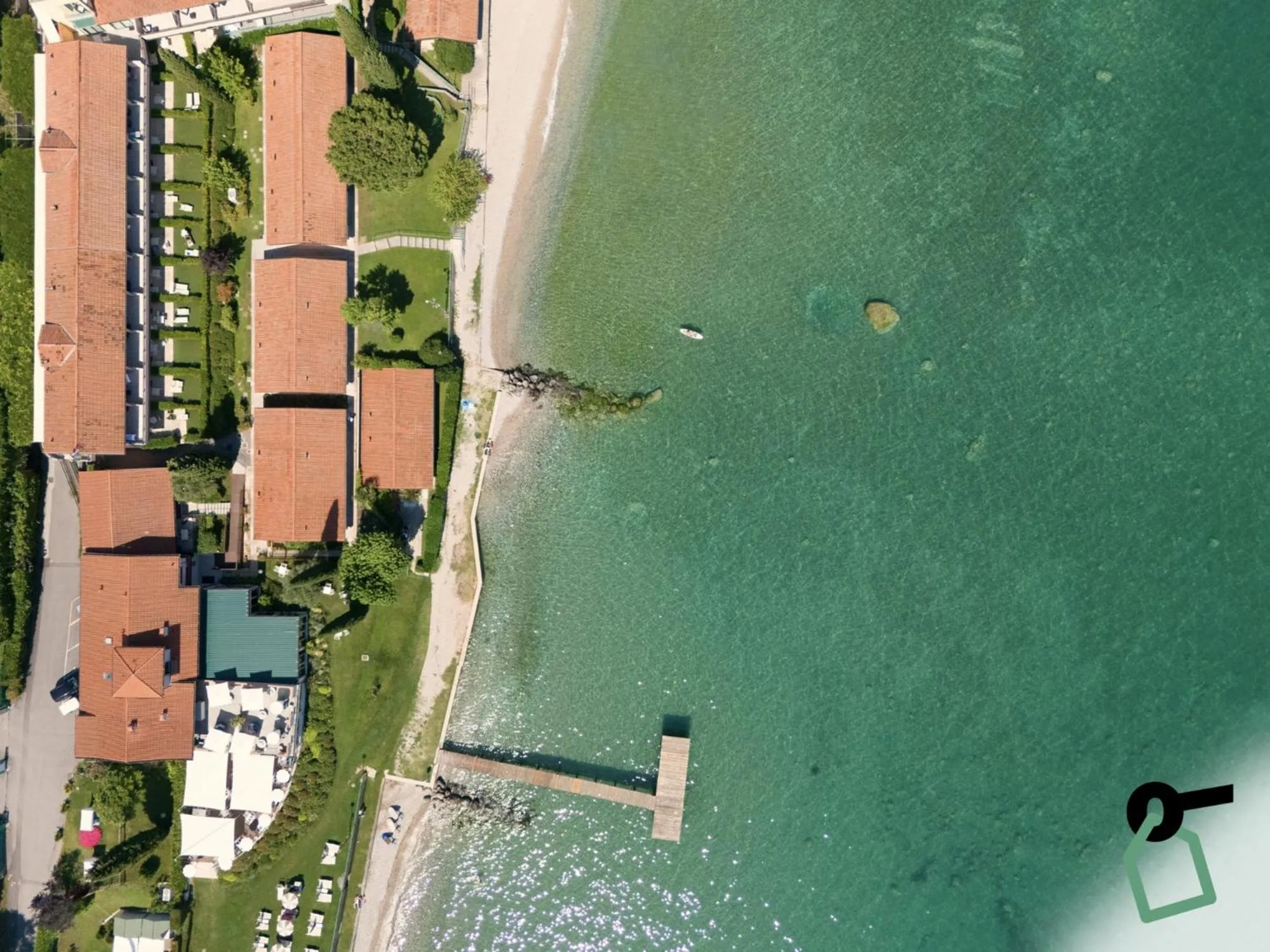 Bird's eye view in HOTIDAY Apartments Desenzano