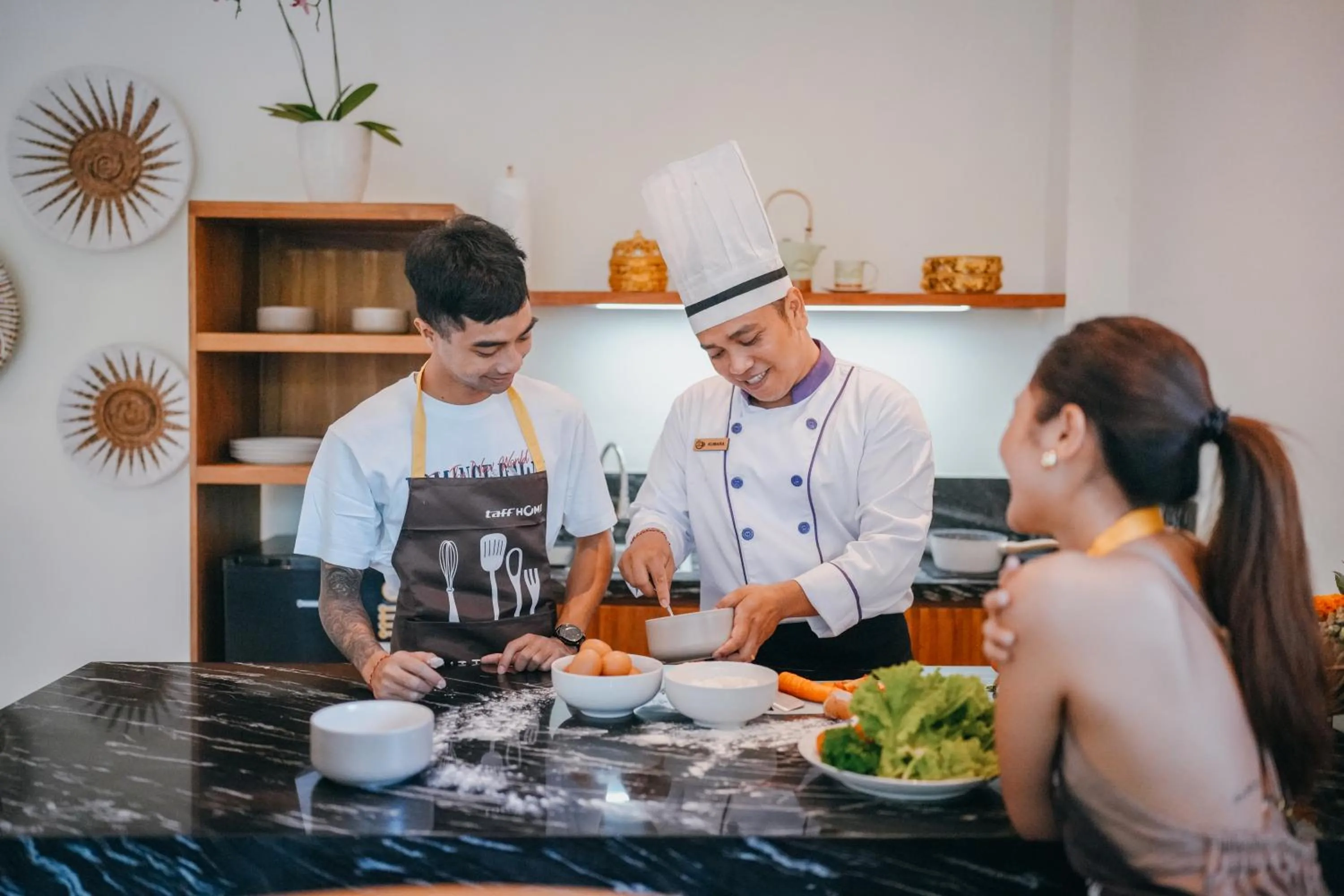 kitchen in Alankara Villa & Spa Ubud by Mahaprana