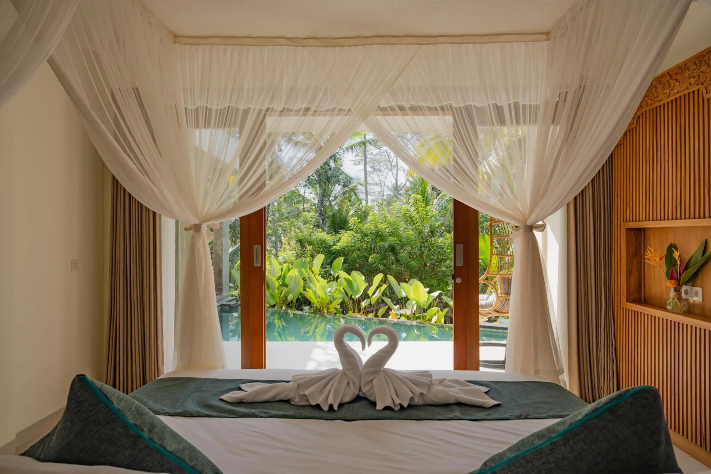 Garden, Bed in Alankara Villa & Spa Ubud by Mahaprana