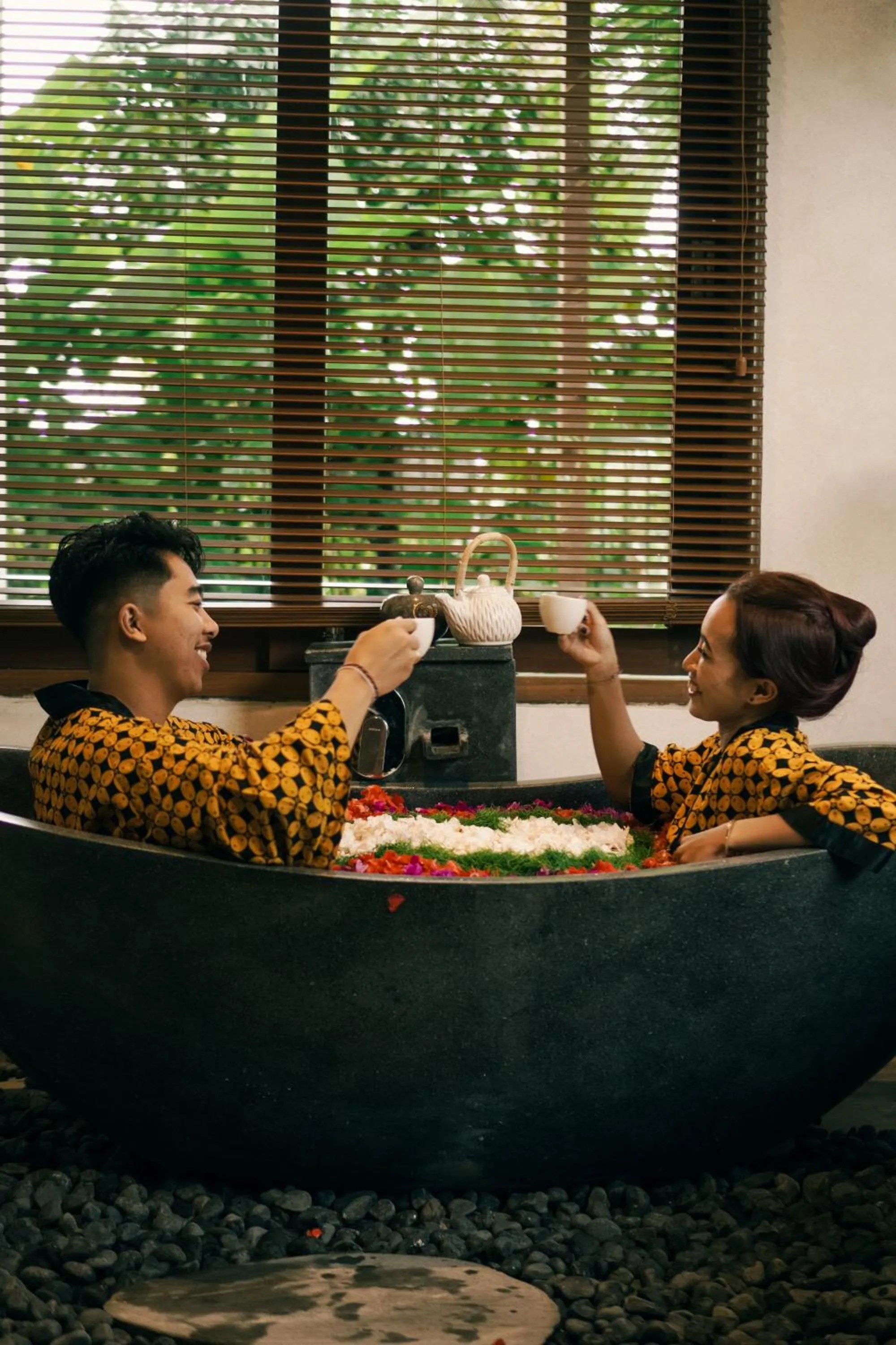 Bath in Alankara Villa & Spa Ubud by Mahaprana