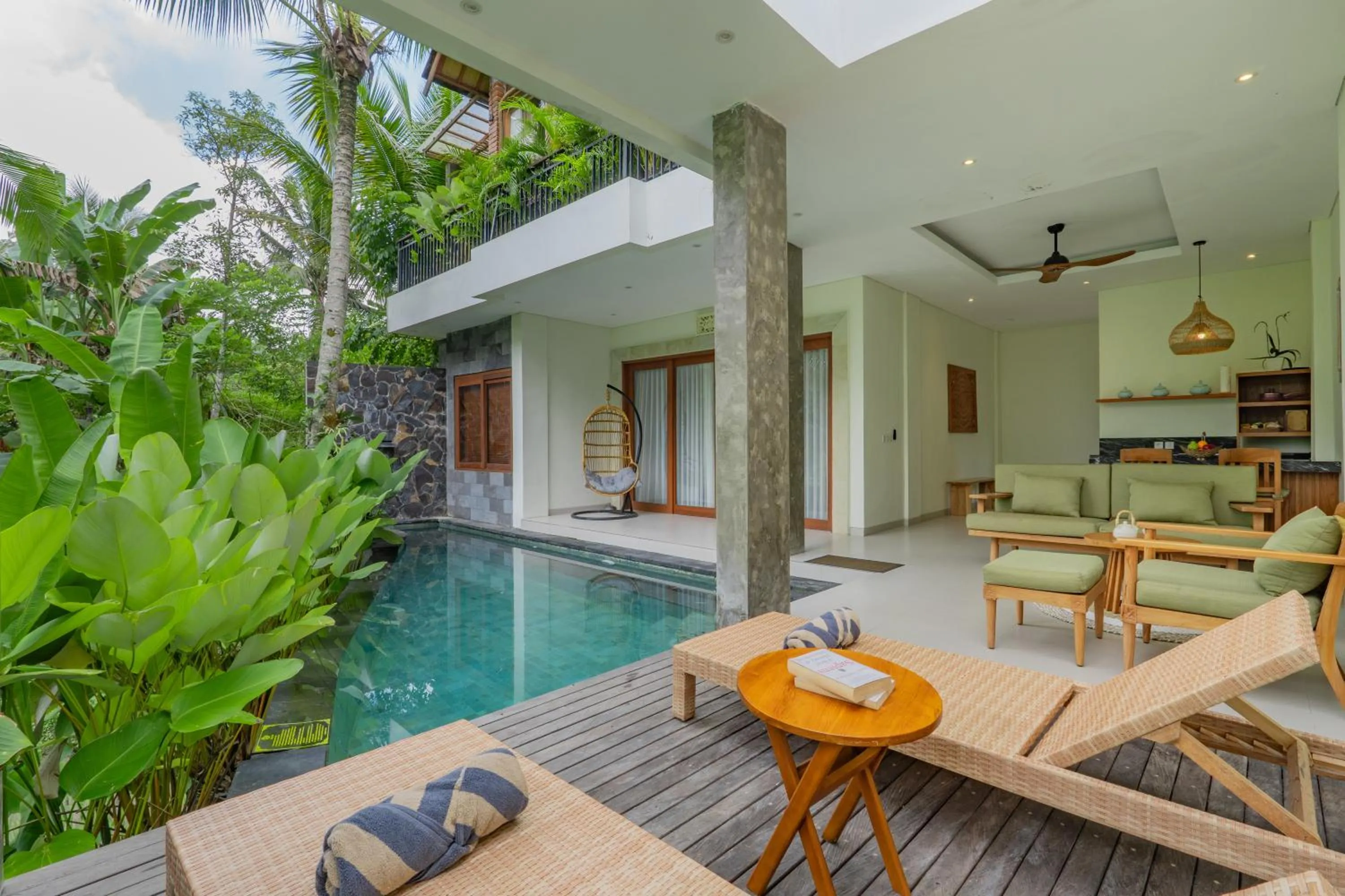Pool view in Alankara Villa & Spa Ubud by Mahaprana
