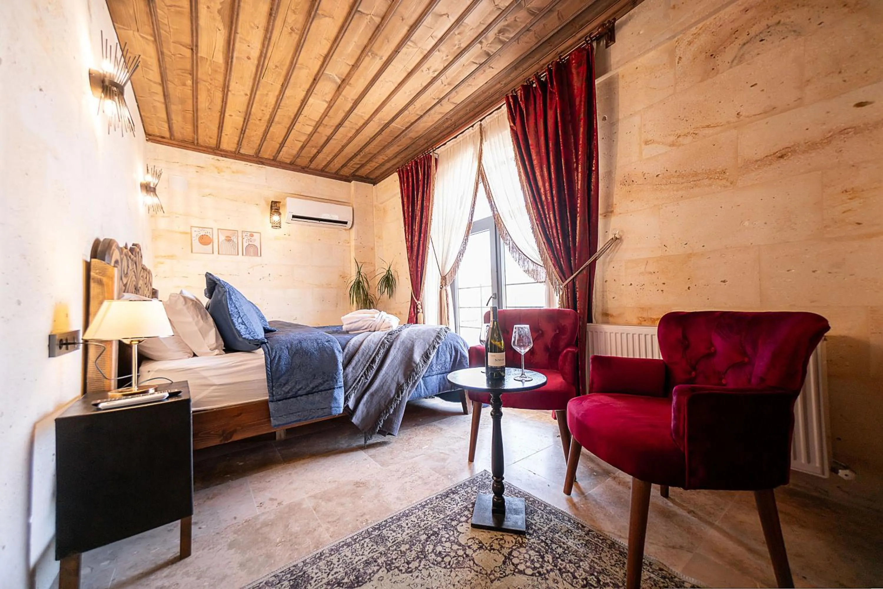 Bed in Abra Stone House