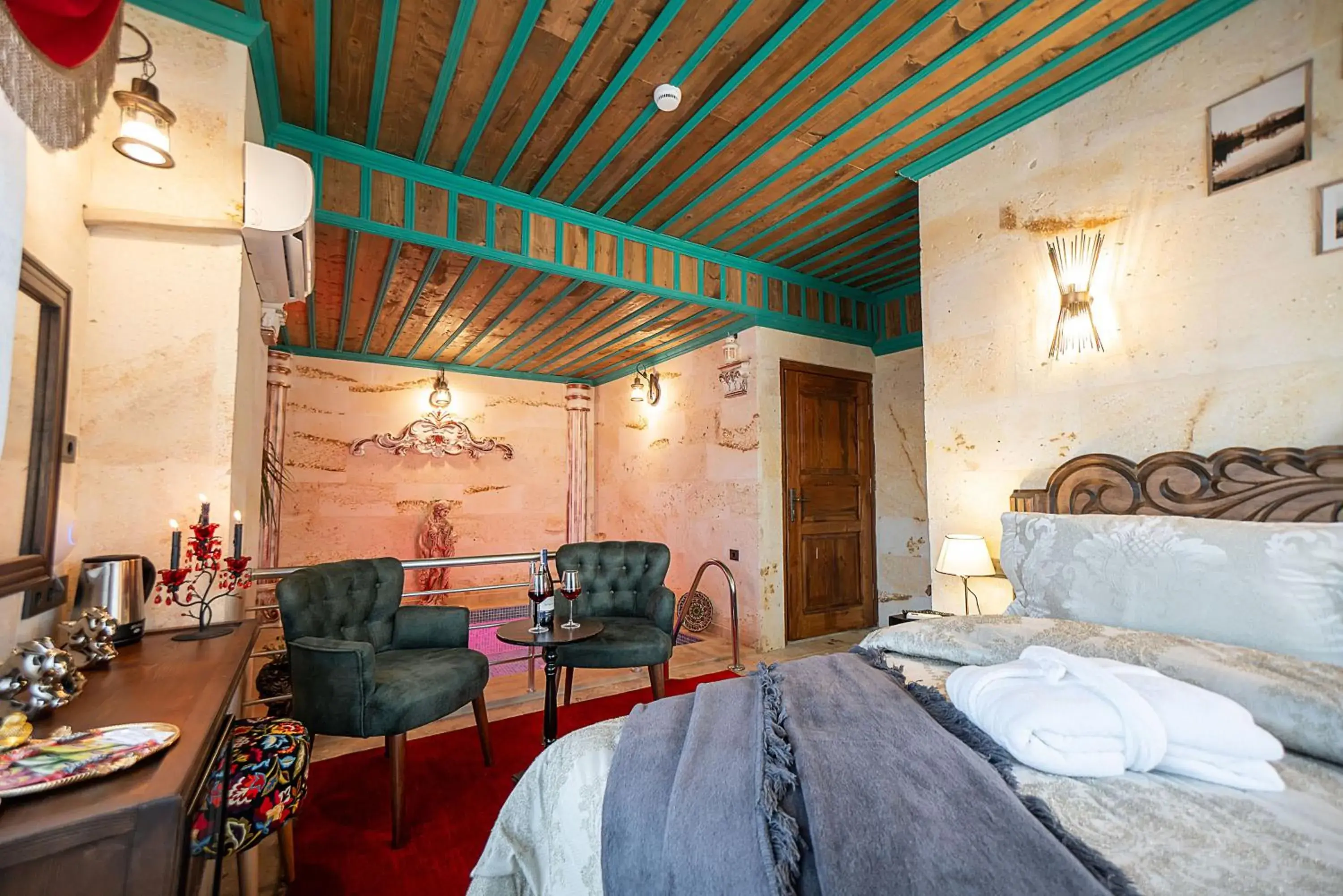 Bed in Abra Stone House Bed in Abra Stone House