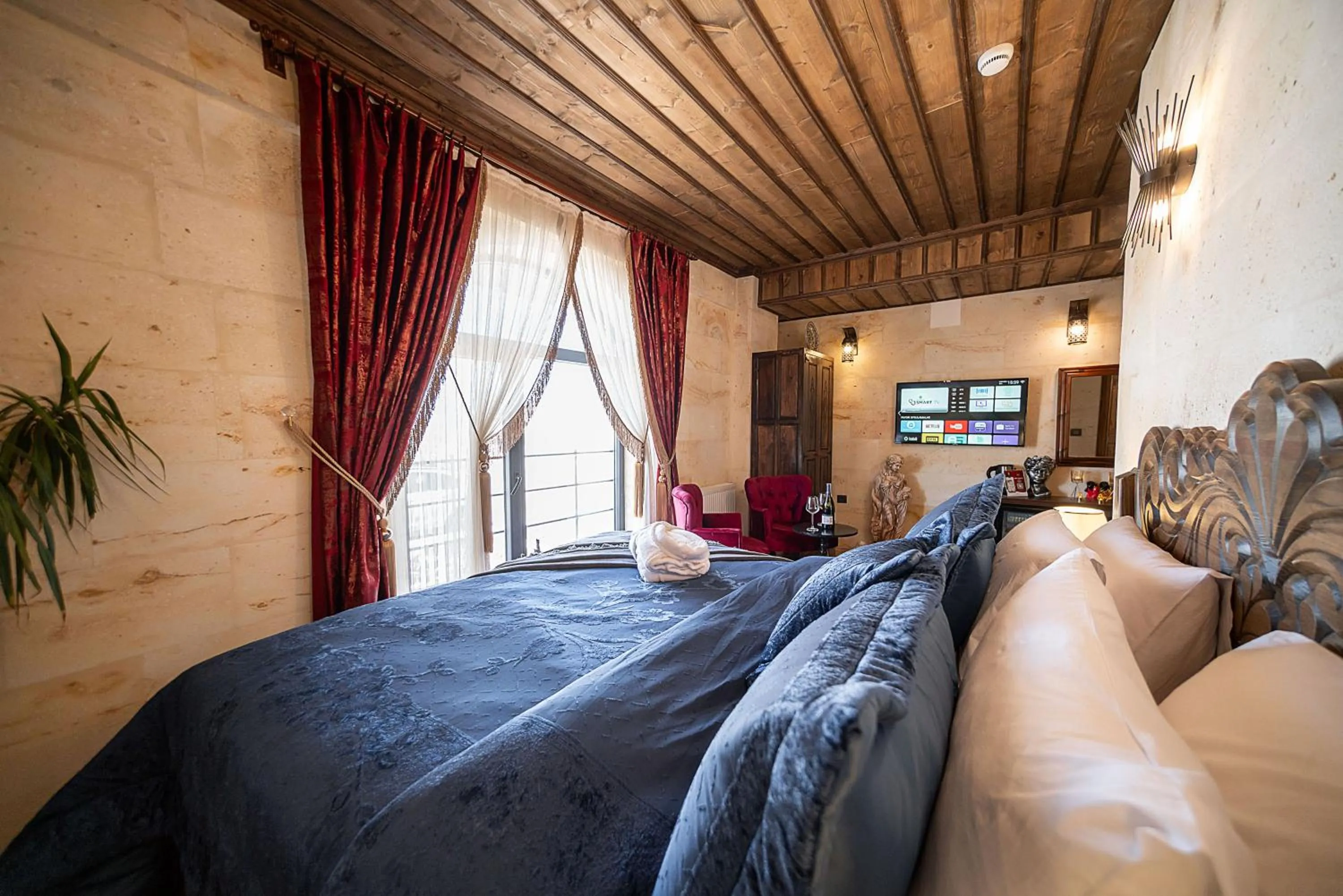 Bed in Abra Stone House