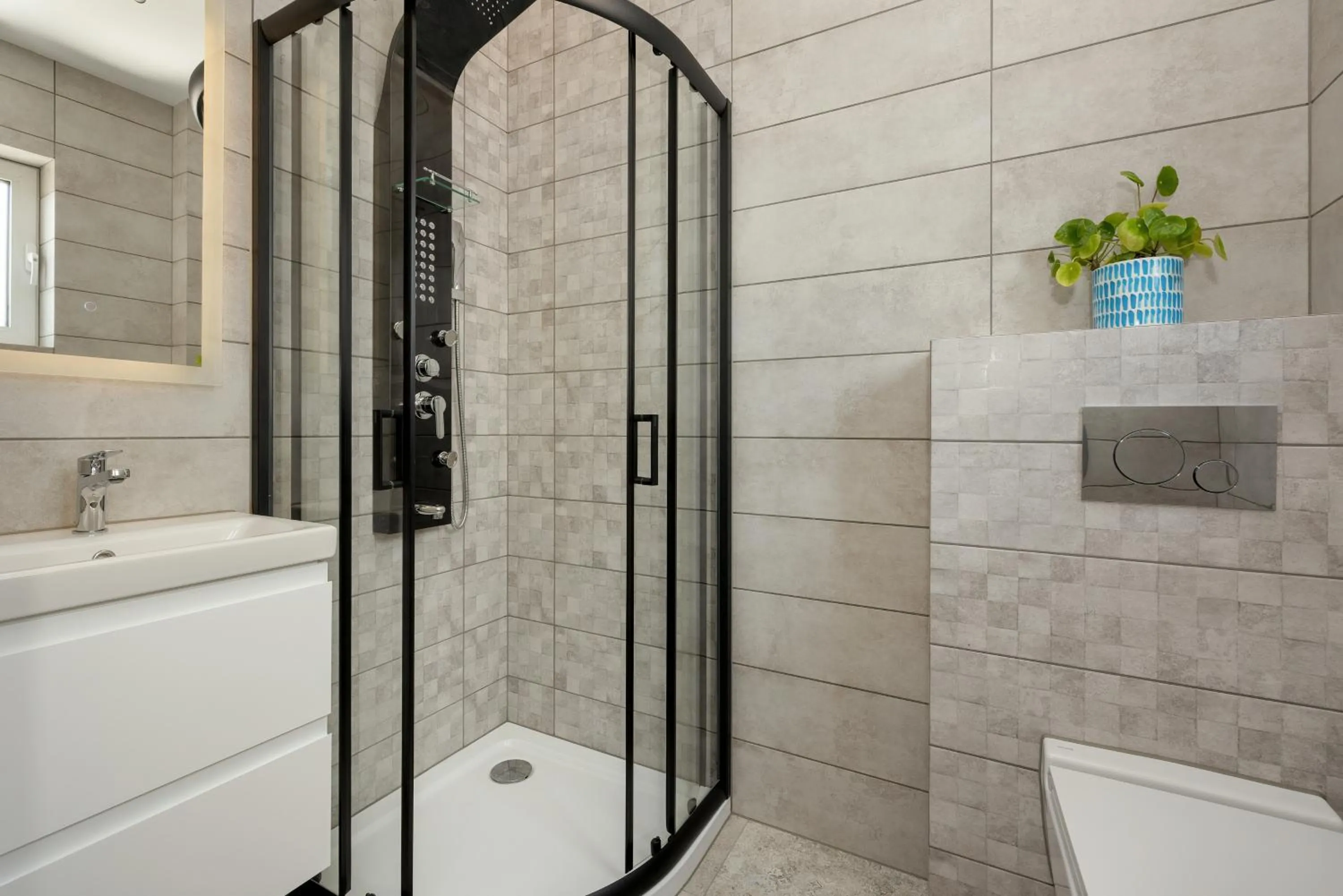Bathroom in Akwamaryn Apartamenty