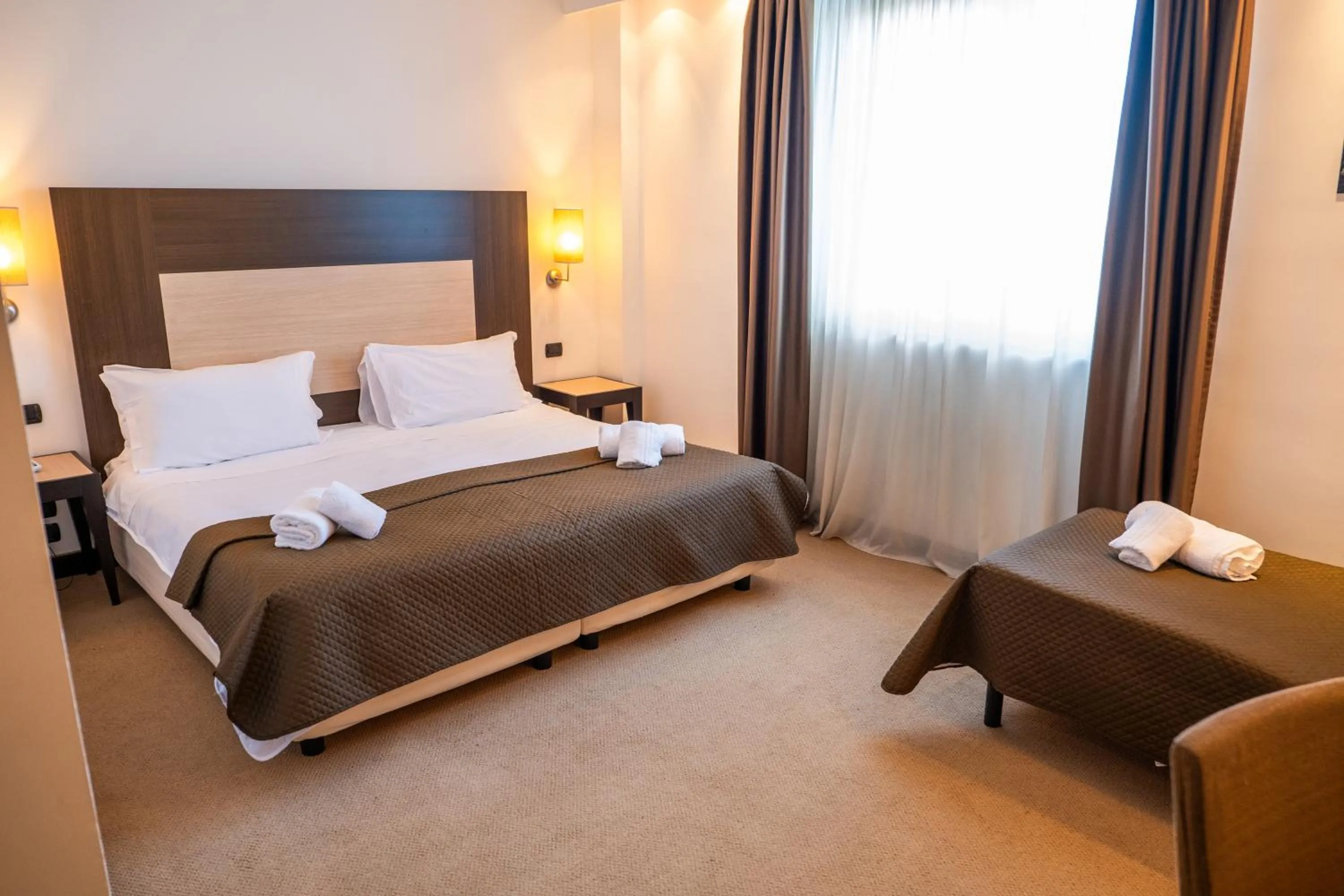 Bed in NSM Hotel Palace Lucera