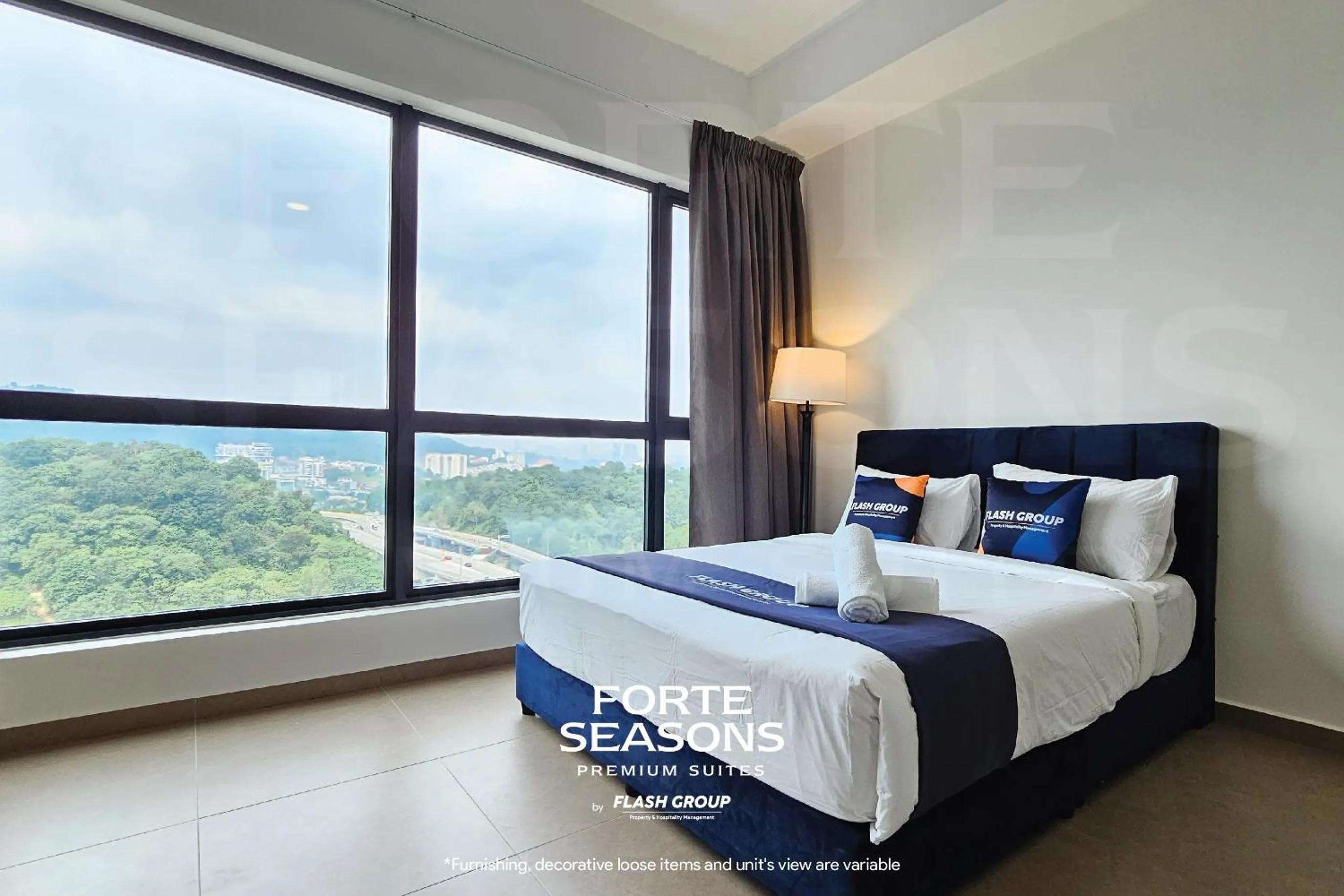 Bed in Forte Seasons Mossaz Premium Suites Petaling Jaya