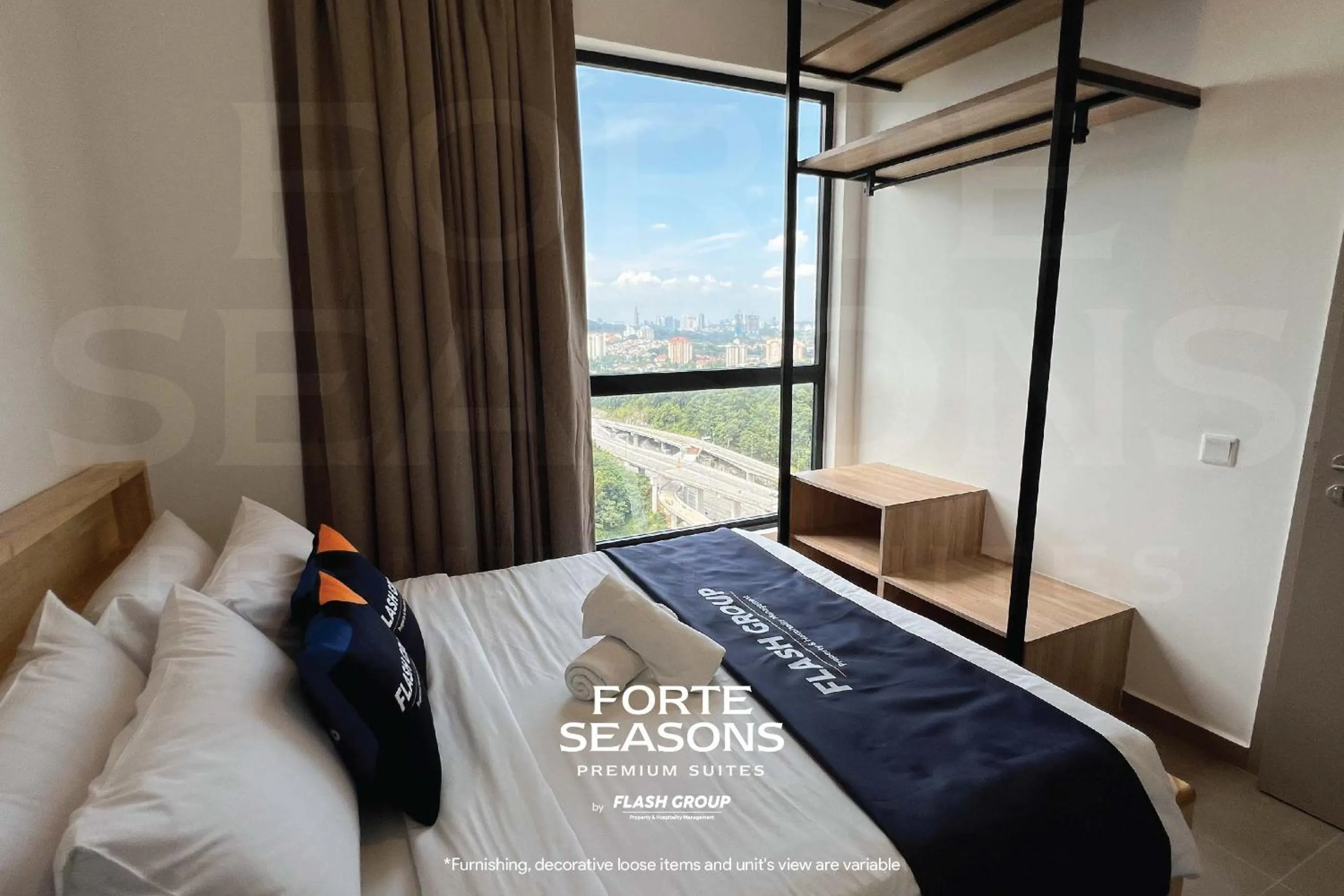 Bed in Forte Seasons Mossaz Premium Suites Petaling Jaya