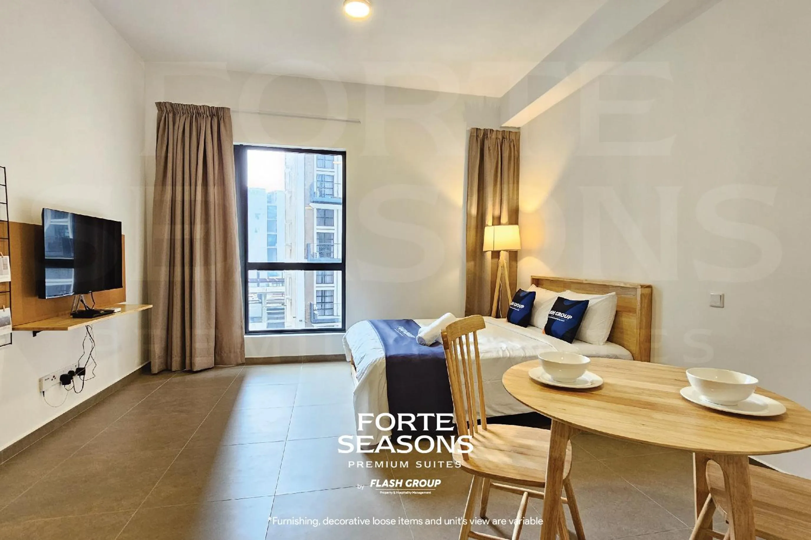 Bed in Forte Seasons Mossaz Premium Suites Petaling Jaya