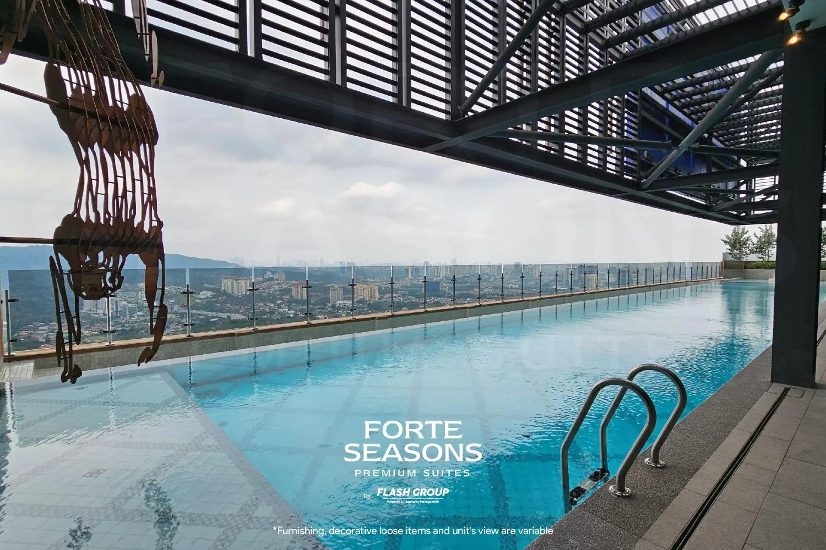 Swimming pool in Forte Seasons Mossaz Premium Suites Petaling Jaya Swimming pool in Forte Seasons Mossaz Premium Suites Petaling Jaya