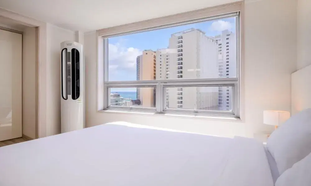 Bed in POL-A Resort Haeundae Bed in POL-A Resort Haeundae