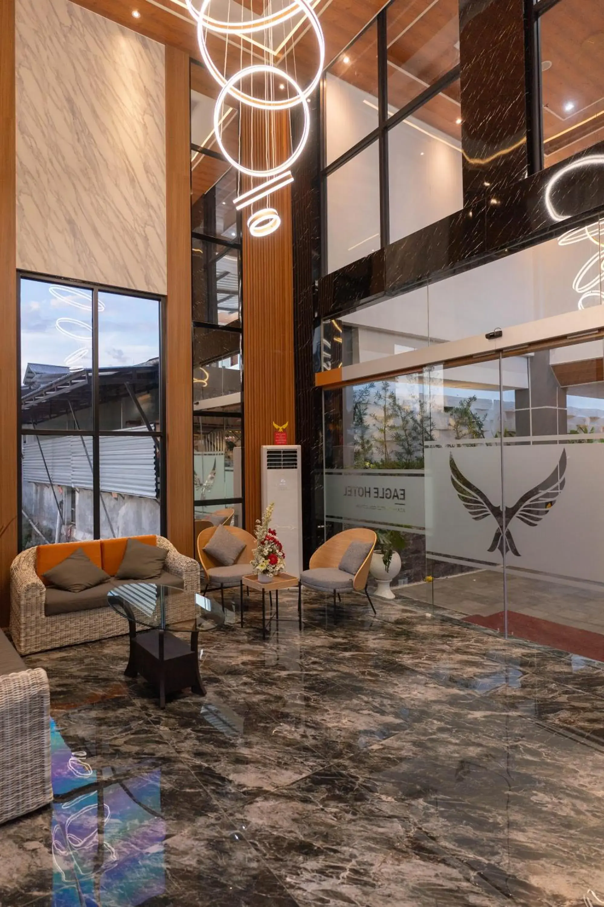 Lobby or reception in Eagle Hotel Wonosobo, Azana Hotels Collection Lobby or reception in Eagle Hotel Wonosobo, Azana Hotels Collection