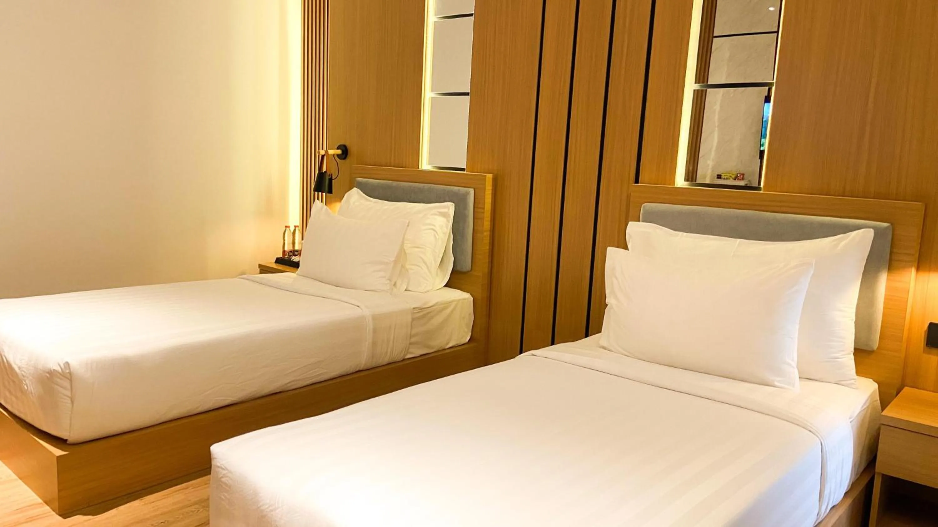 Bed in Eagle Hotel Wonosobo, Azana Hotels Collection