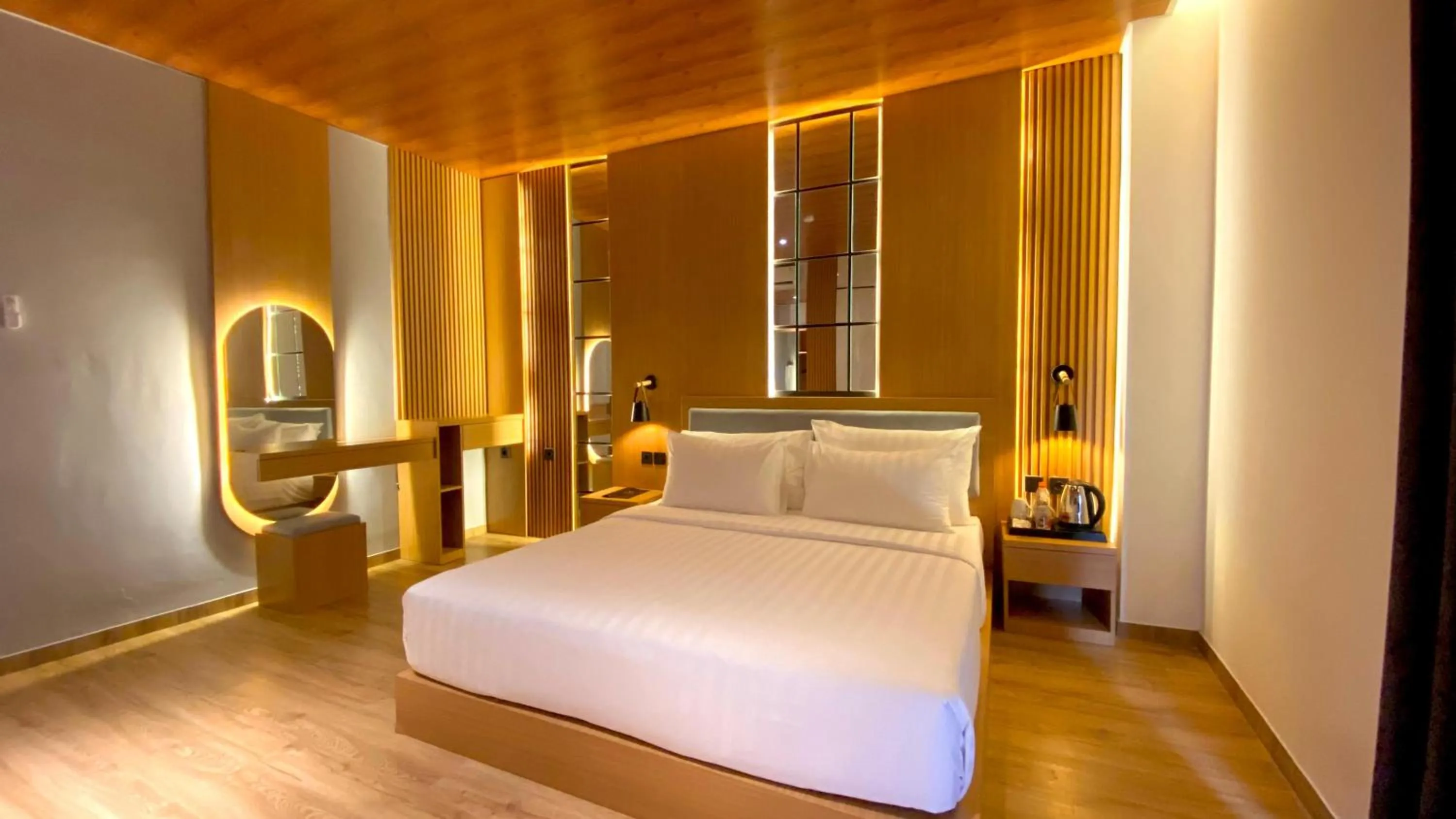 Bed in Eagle Hotel Wonosobo, Azana Hotels Collection