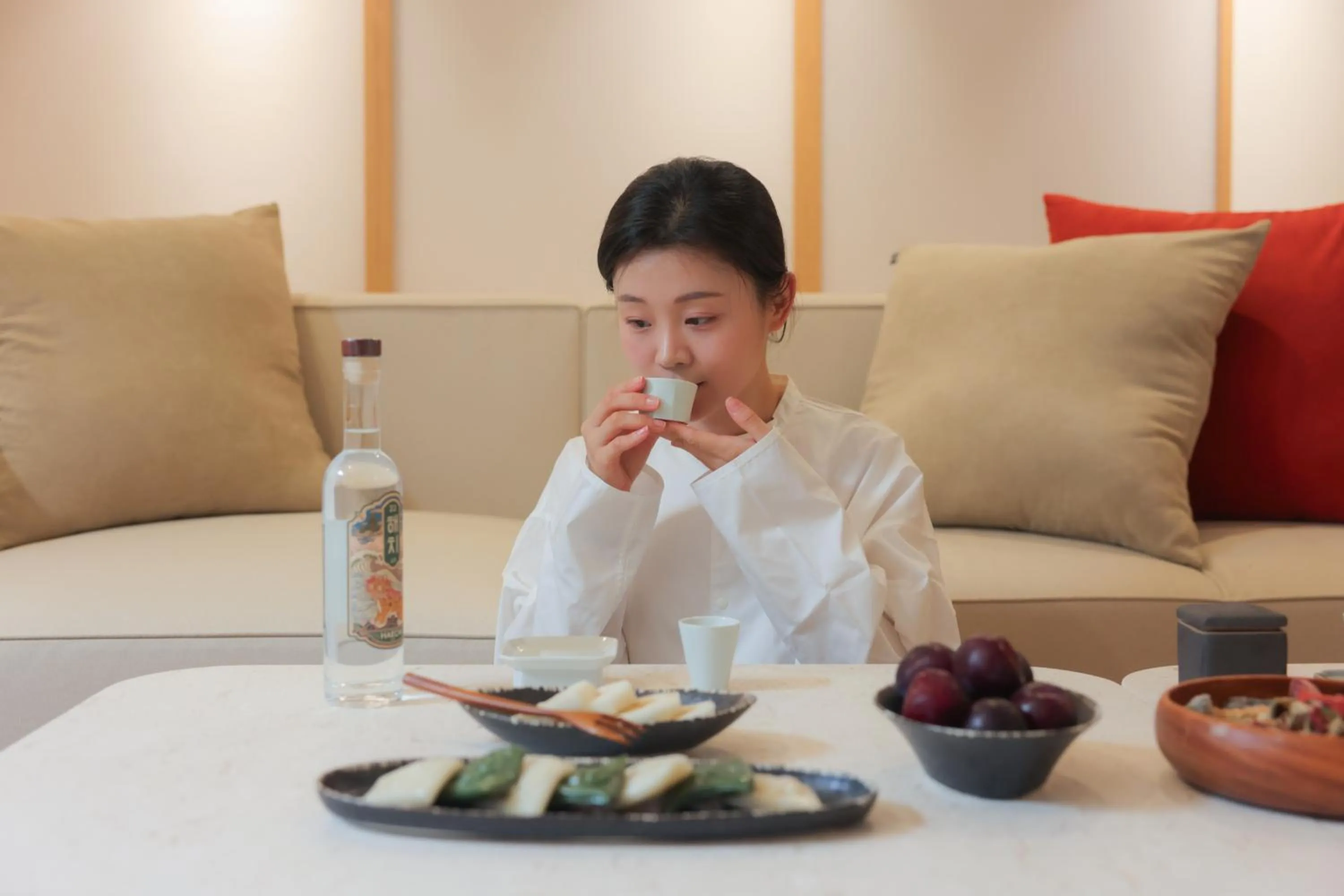 Living room in AanK Hotel & Spa Pyeongtaek