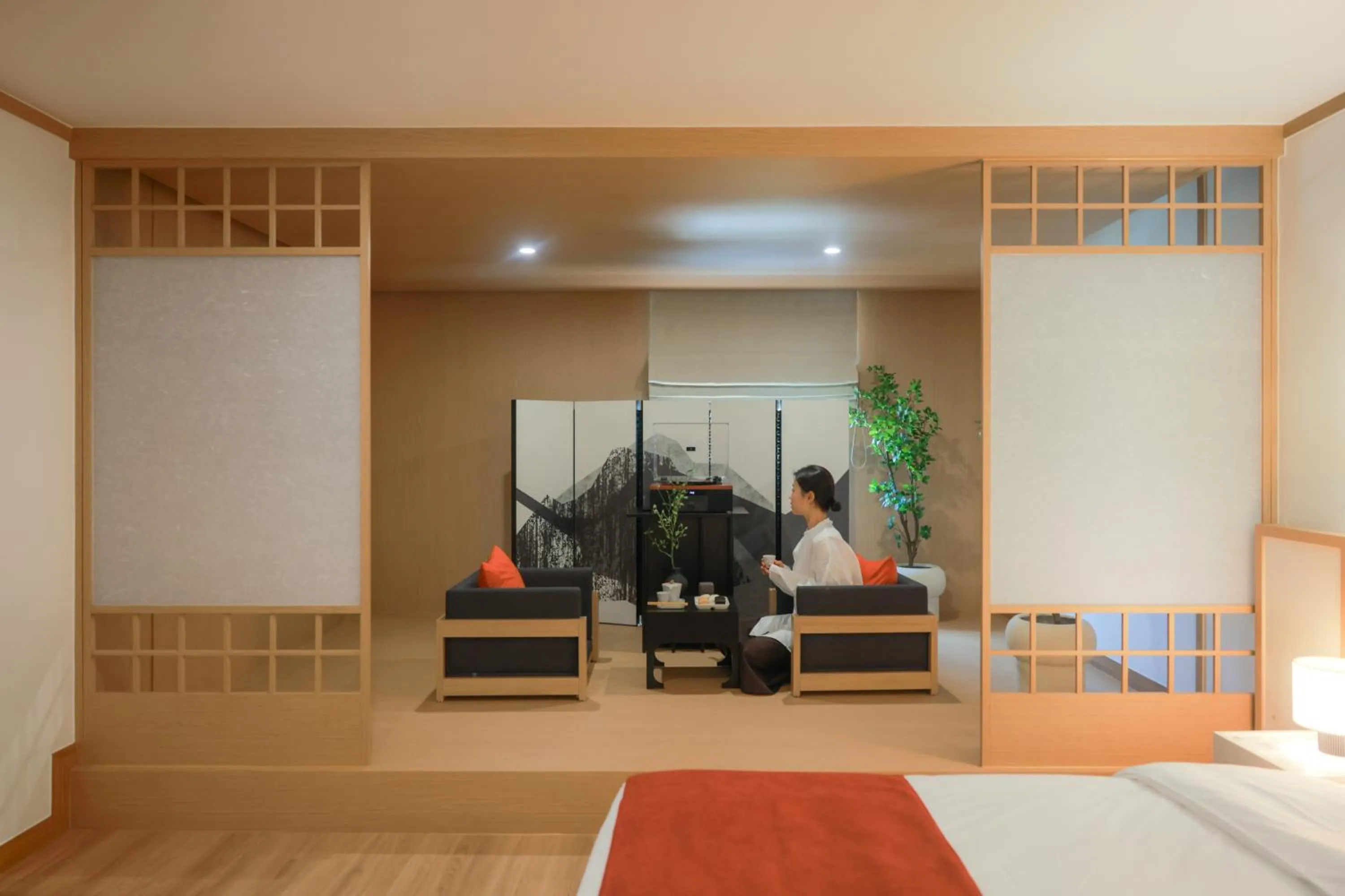 Living room in AanK Hotel & Spa Pyeongtaek