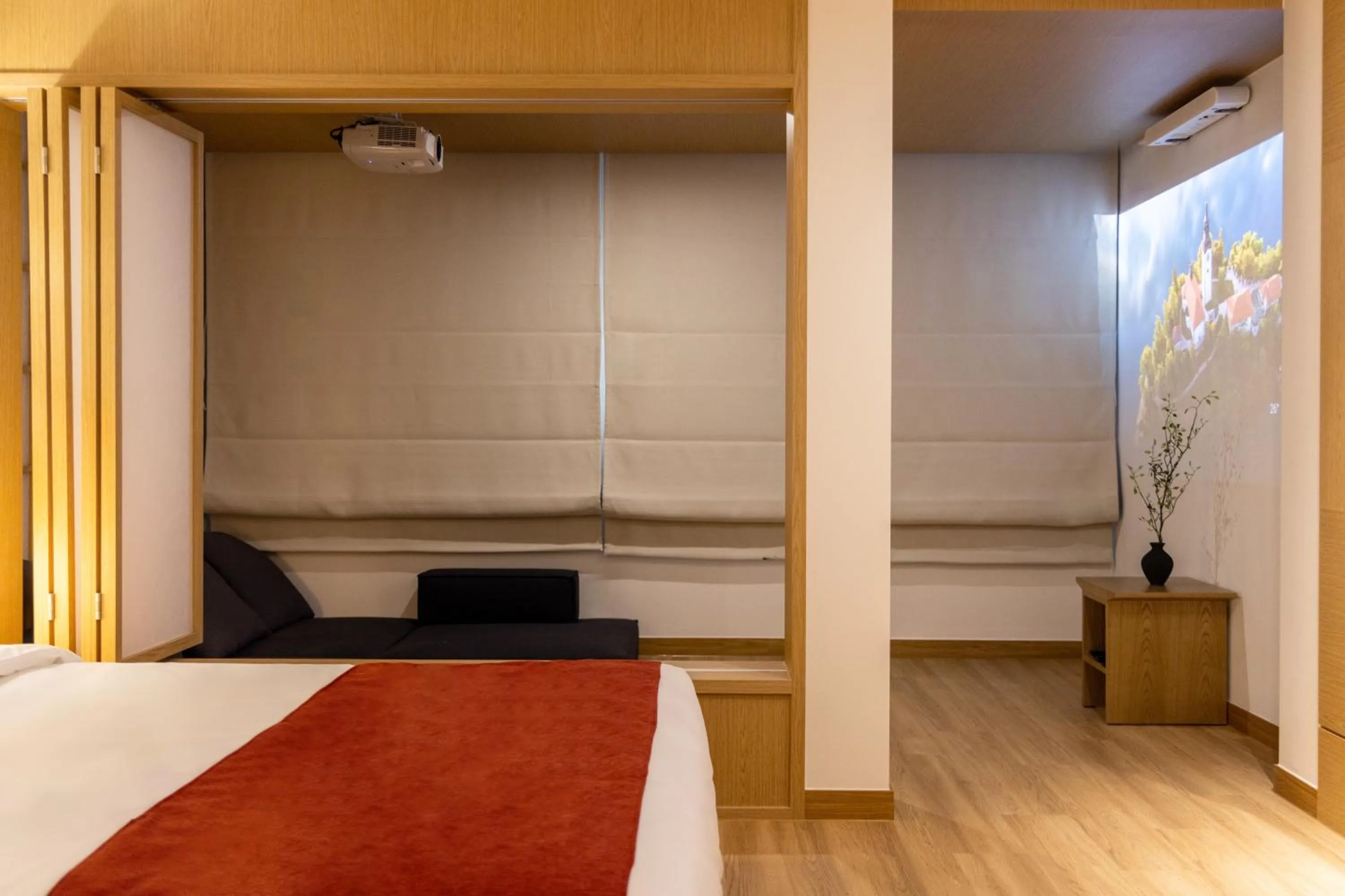 Bed in AanK Hotel & Spa Pyeongtaek