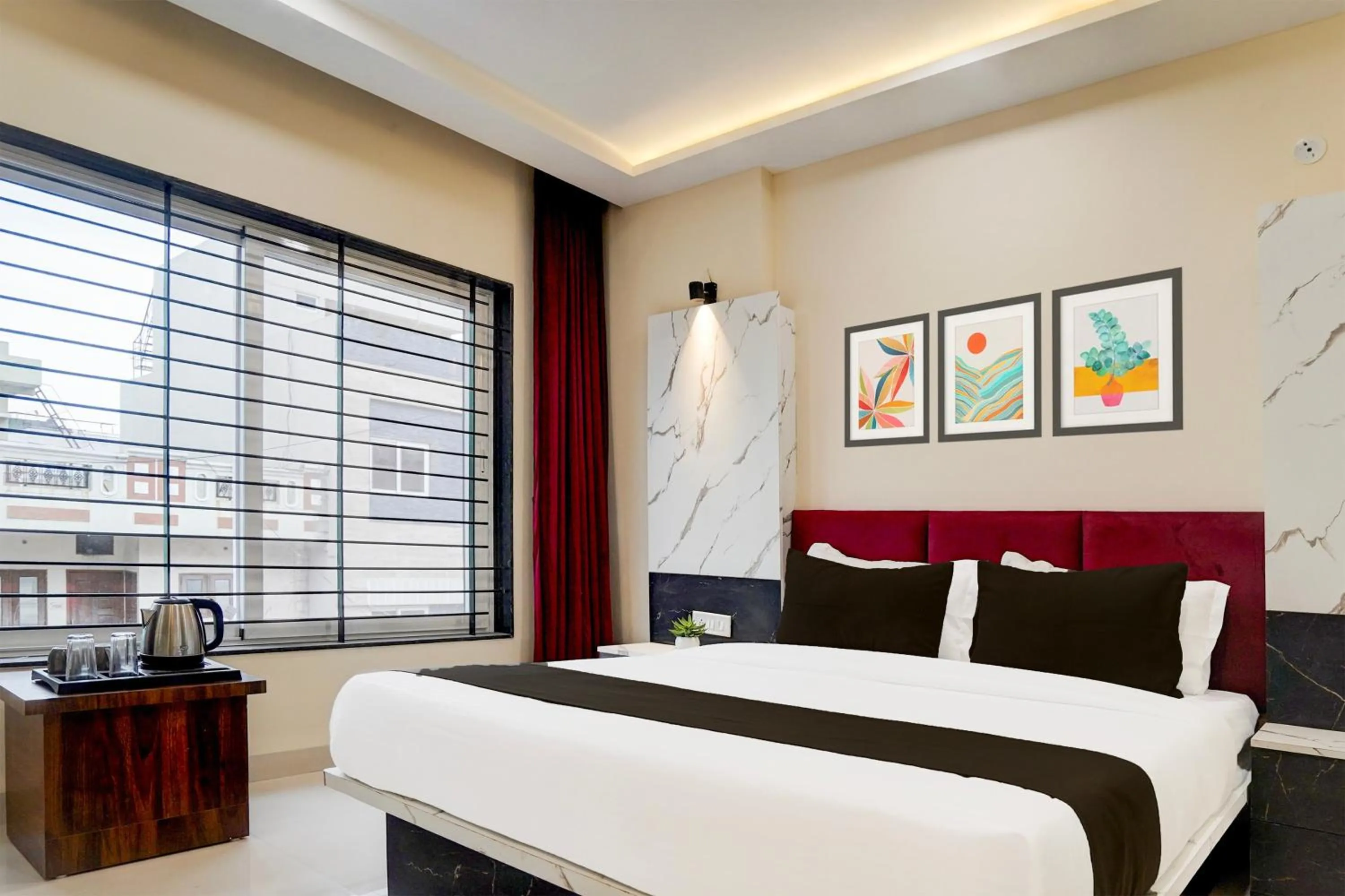 Bedroom, Bed in Hotel O Lakshya