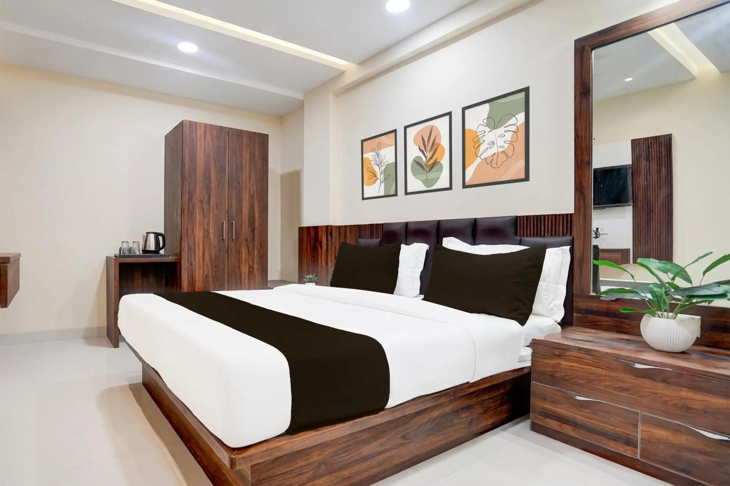 Bedroom, Bed in Hotel O Lakshya Bedroom, Bed in Hotel O Lakshya