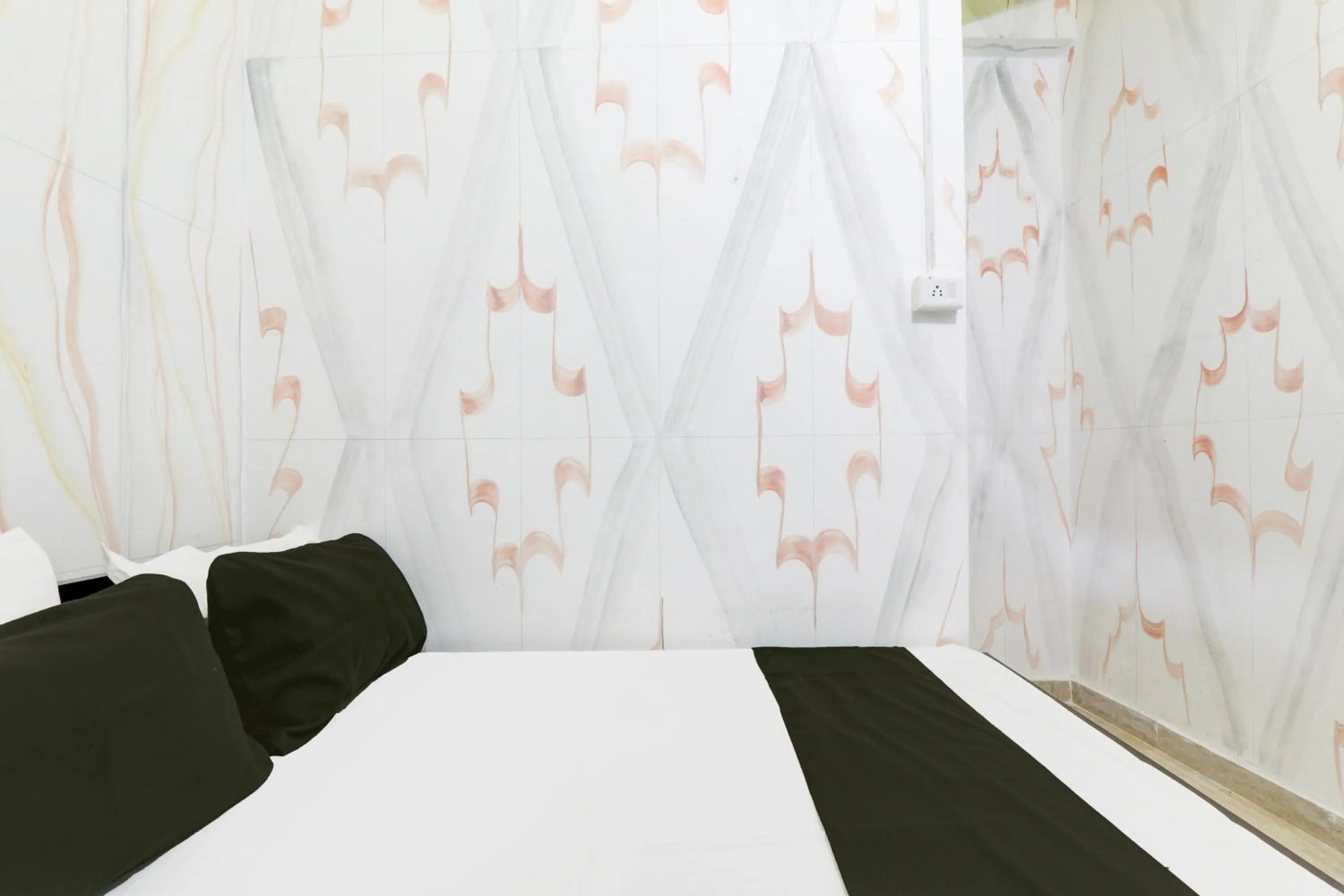 Bathroom, Bed in Hotel O by OYO BRS Dream