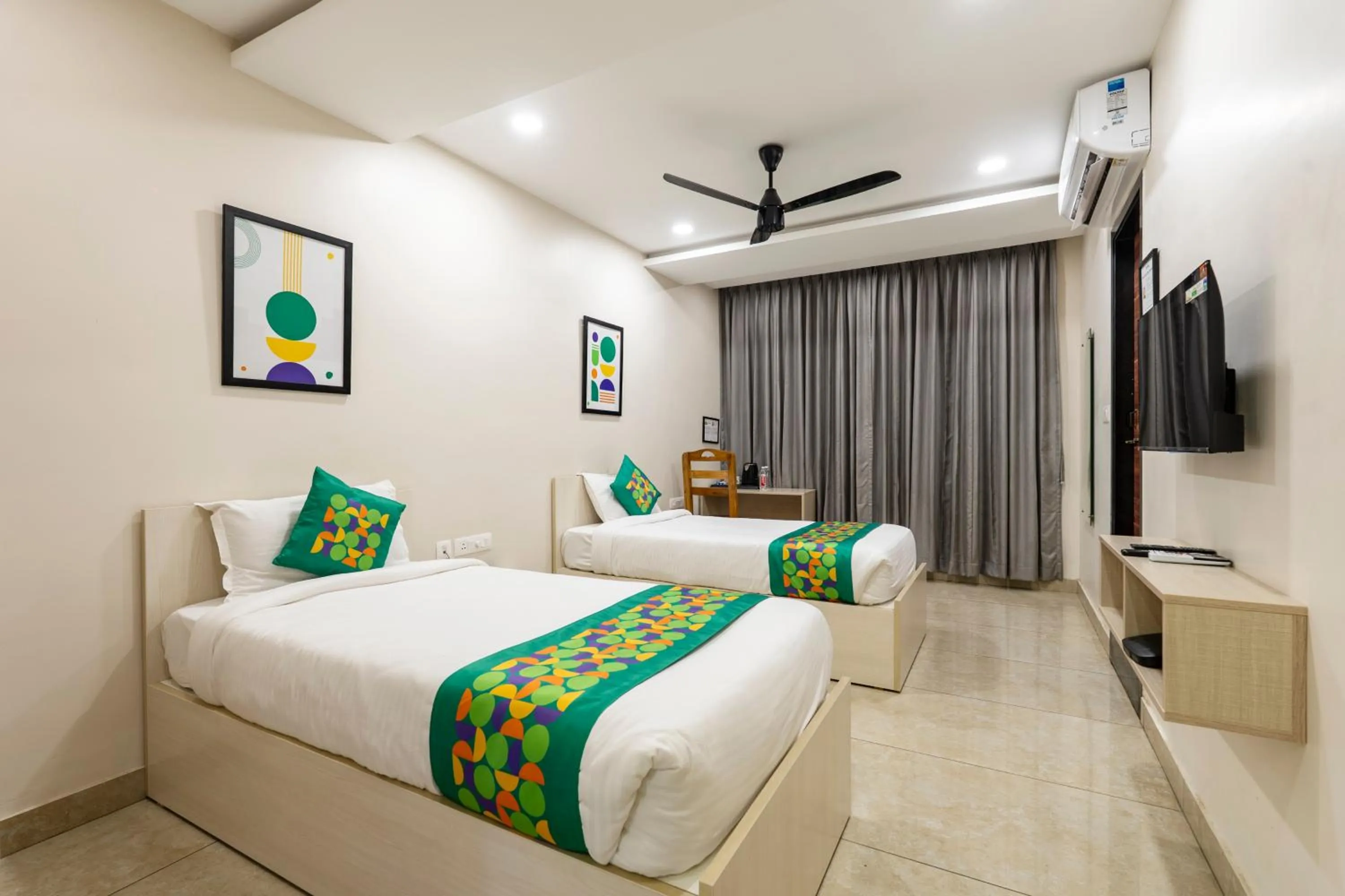 Bed in Treebo Sea Heights