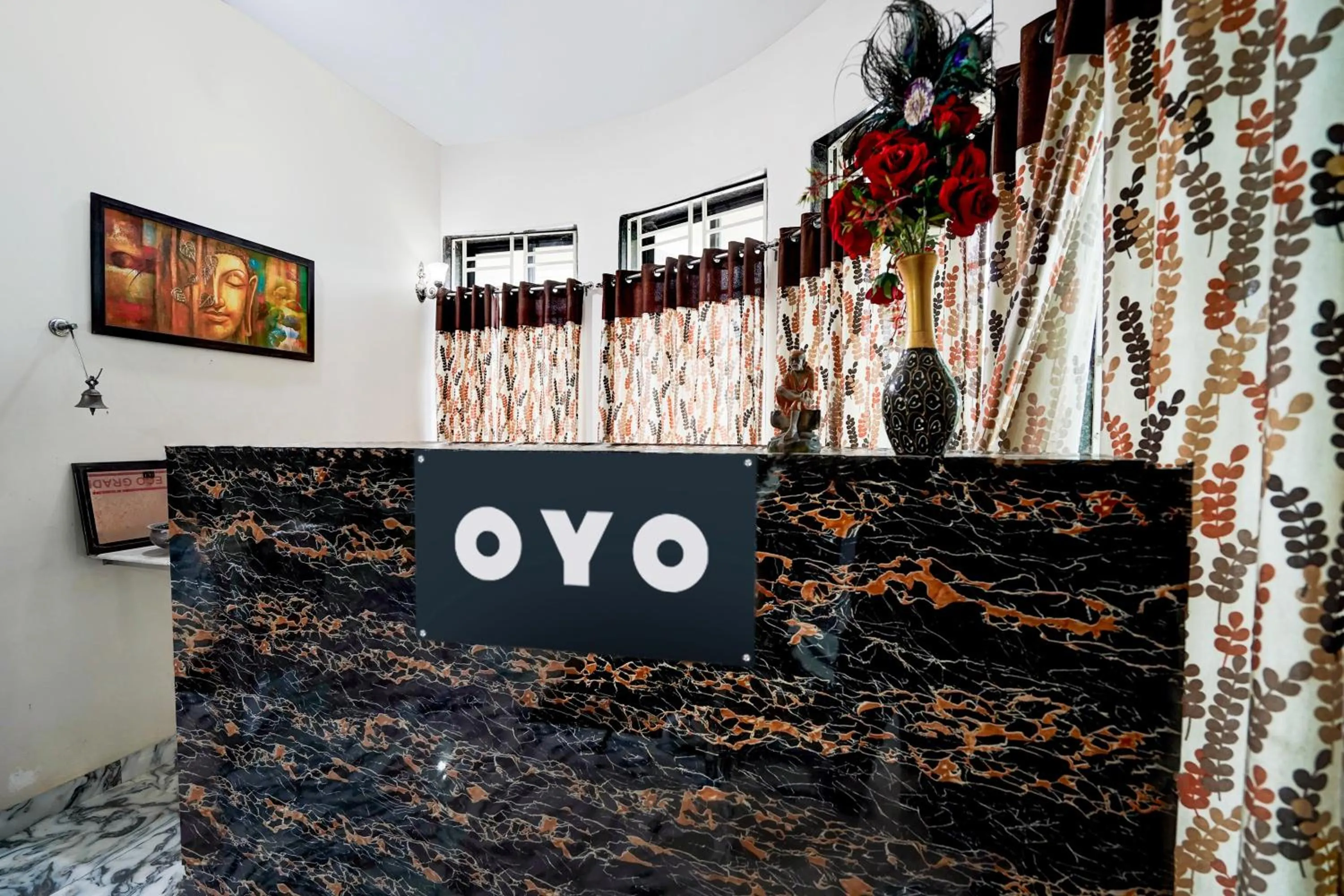 Lobby or reception in Hotel O Oyasis.in