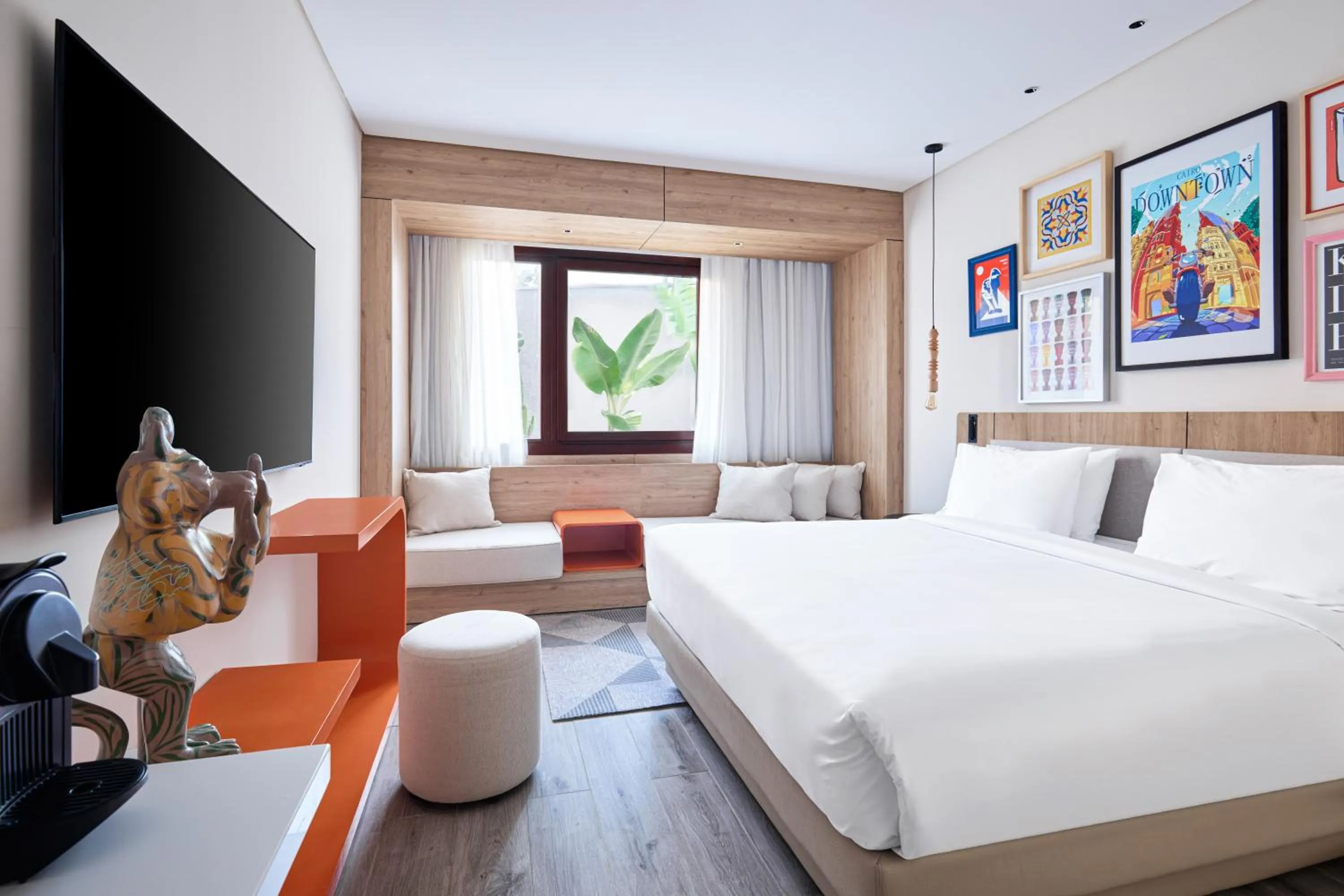 TV and multimedia, Bed in Hyatt Centric Cairo West