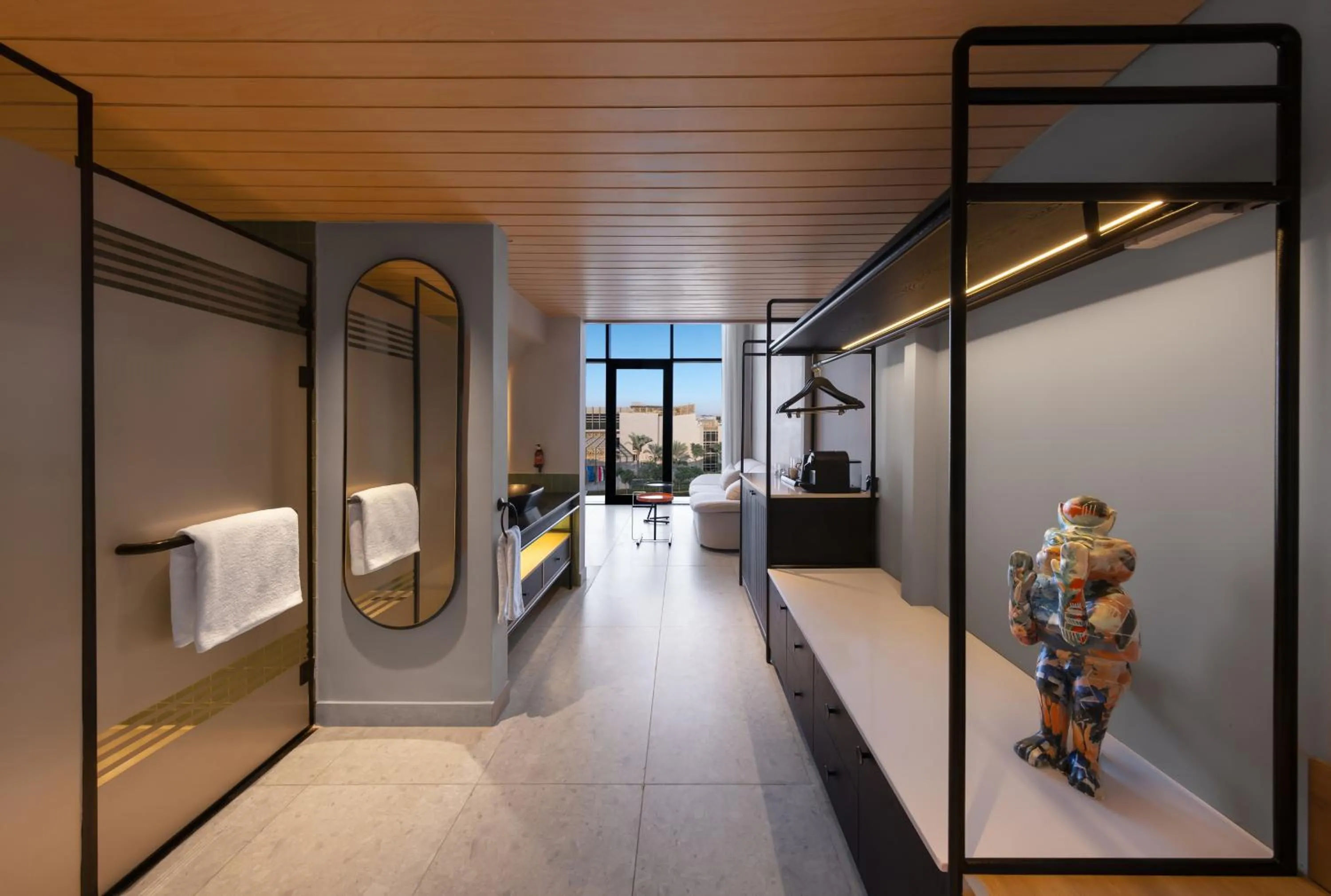 View (from property/room), Bed in Hyatt Centric Cairo West