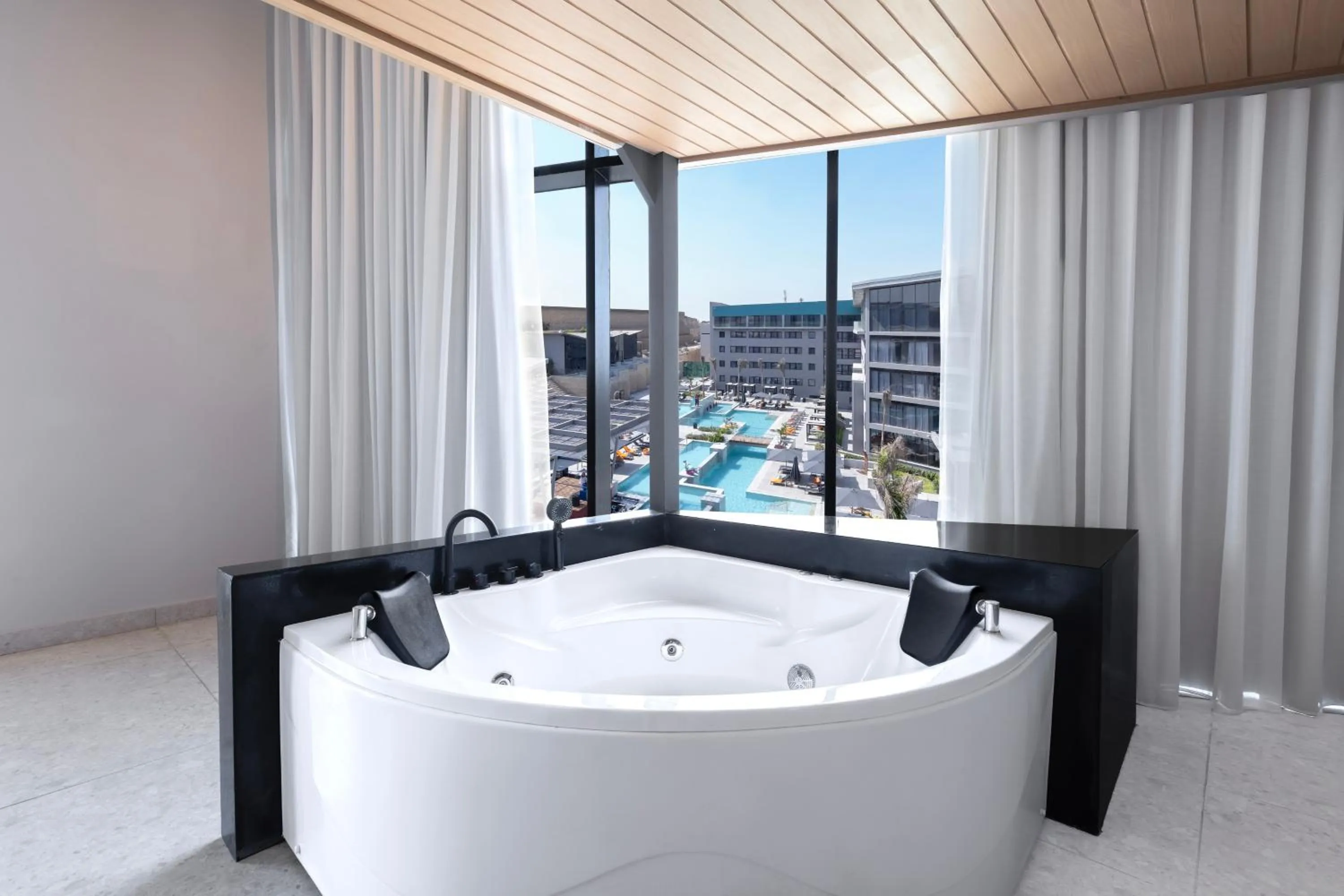 Pool view in Hyatt Centric Cairo West