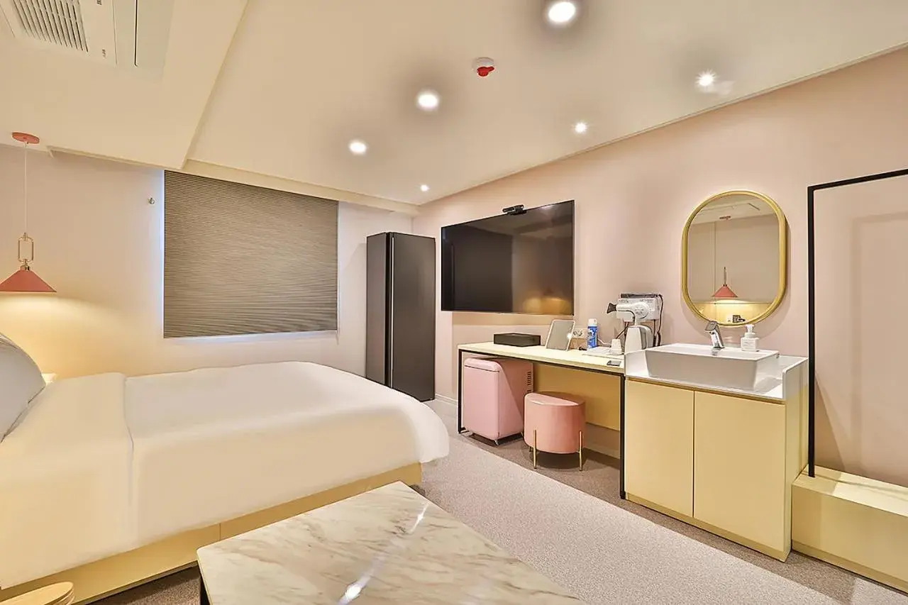 Bed in Rubato Hotel Ulsan Junggu Bed in Rubato Hotel Ulsan Junggu