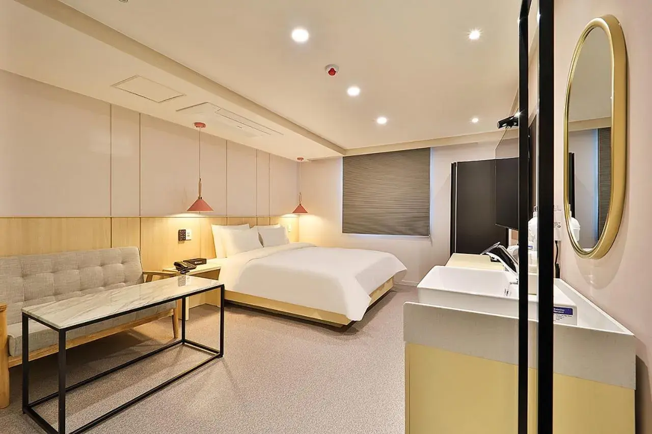 Bed in Rubato Hotel Ulsan Junggu Bed in Rubato Hotel Ulsan Junggu