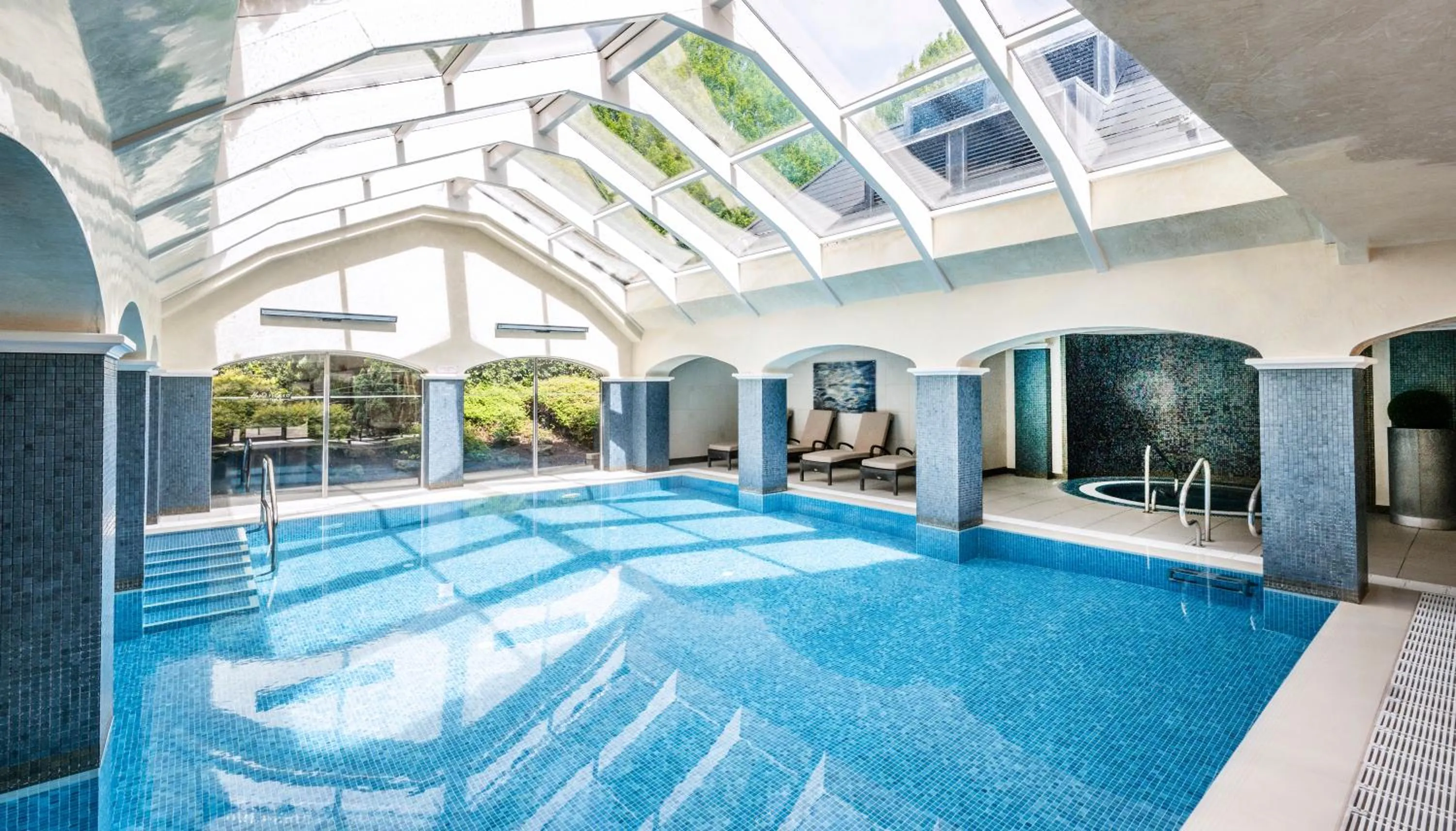Swimming pool in Ettington Park Hotel, Stratford-upon-Avon