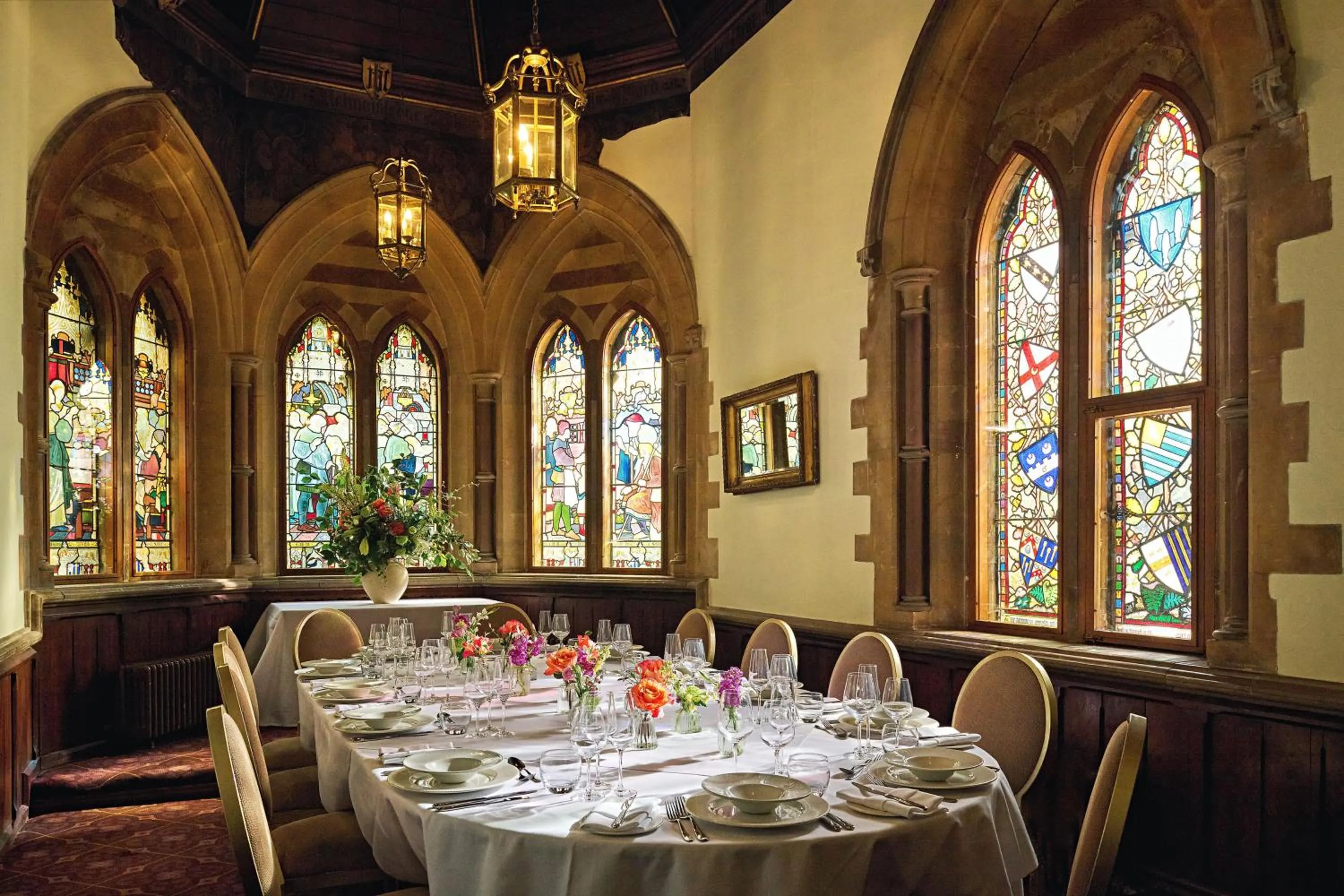 Dining area in Ettington Park Hotel, Stratford-upon-Avon