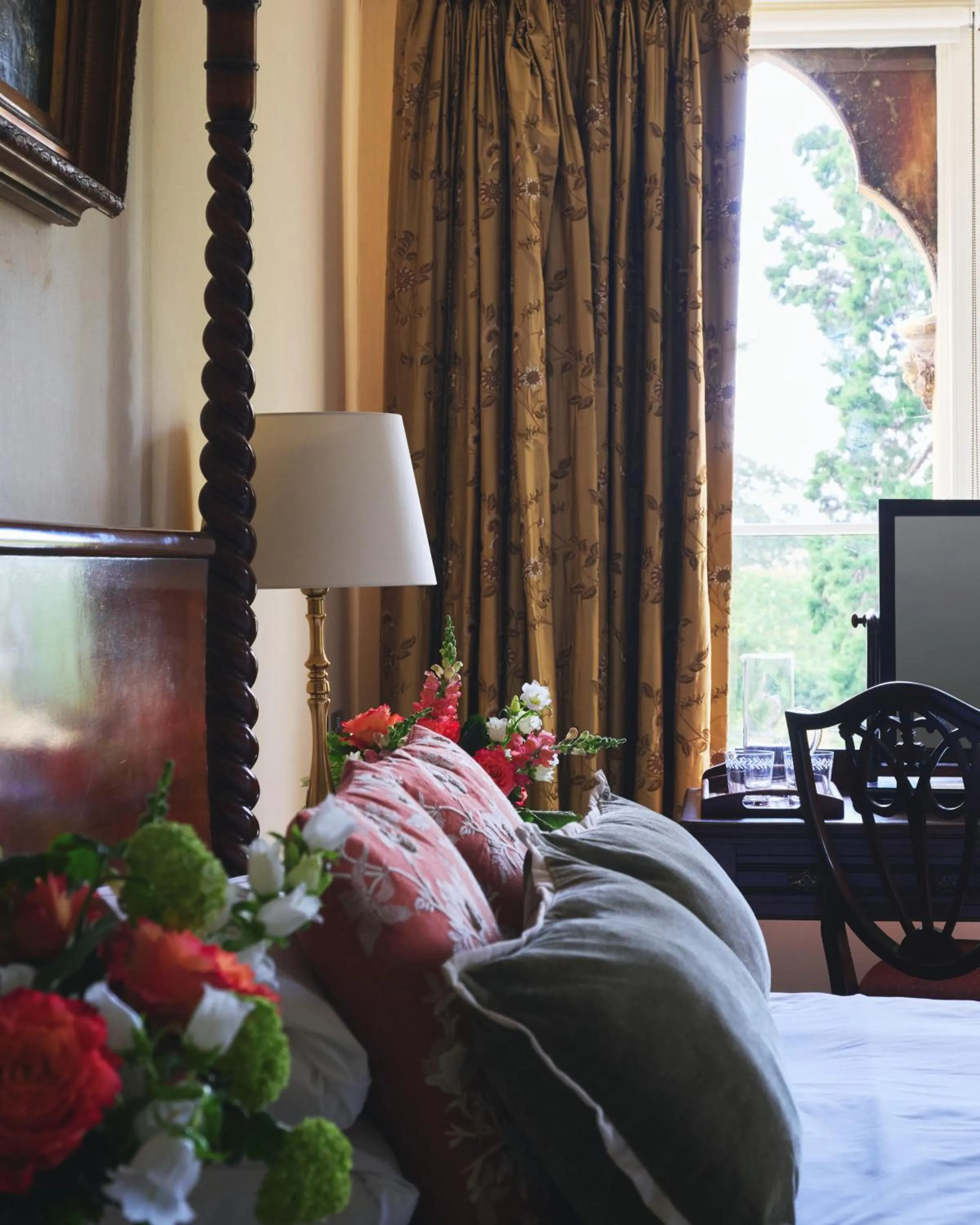 Bedroom, Bed in Ettington Park Hotel, Stratford-upon-Avon