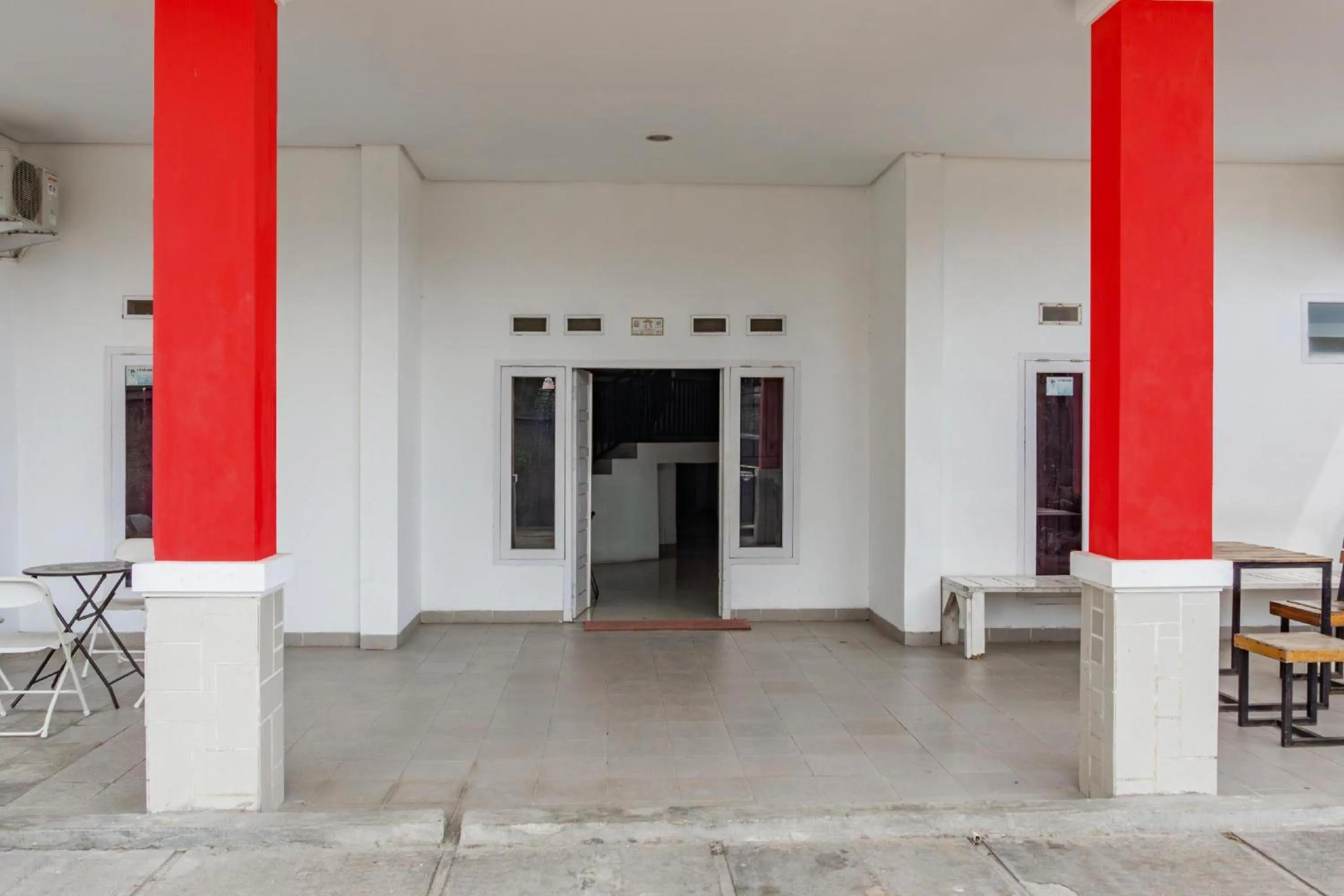 Facade/entrance in Hotel O Rajabasa Near Universitas Lampung Formerly Hotel Prasetya