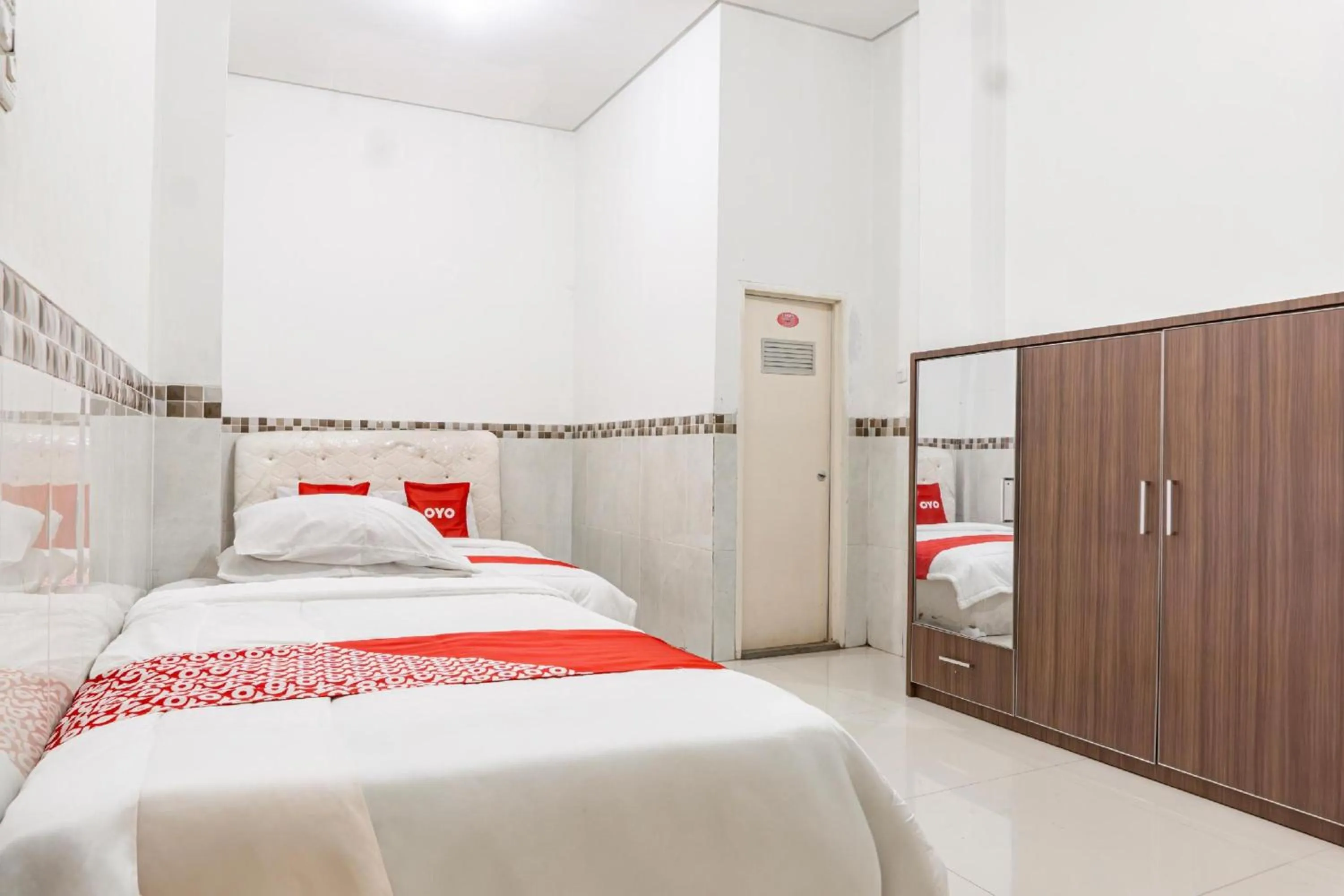 Bedroom, Bed in Hotel O Rajabasa Near Universitas Lampung Formerly Hotel Prasetya