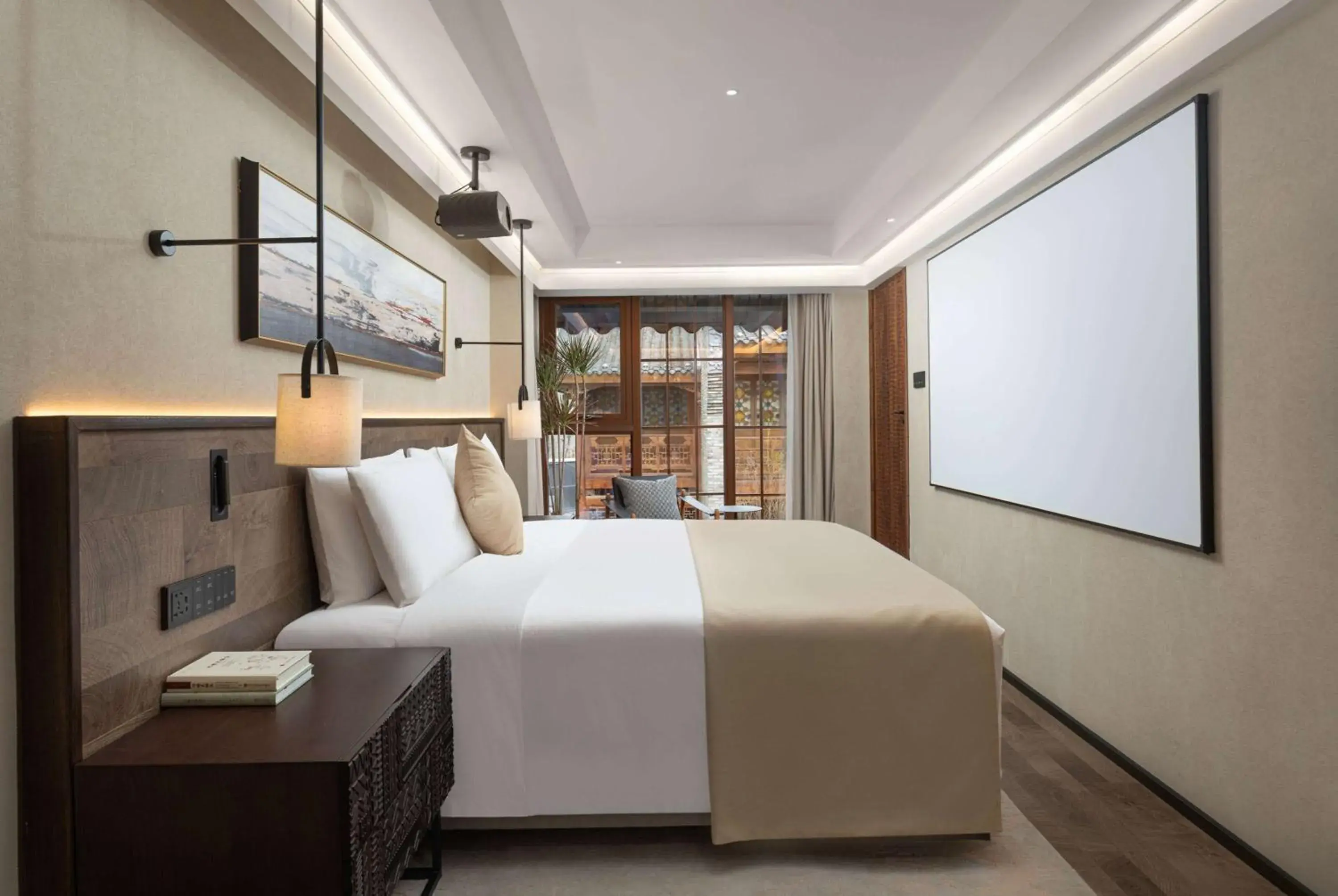 Photo of the whole room, Bed in Wyndham Garden Qionglai Downtown Photo of the whole room, Bed in Wyndham Garden Qionglai Downtown