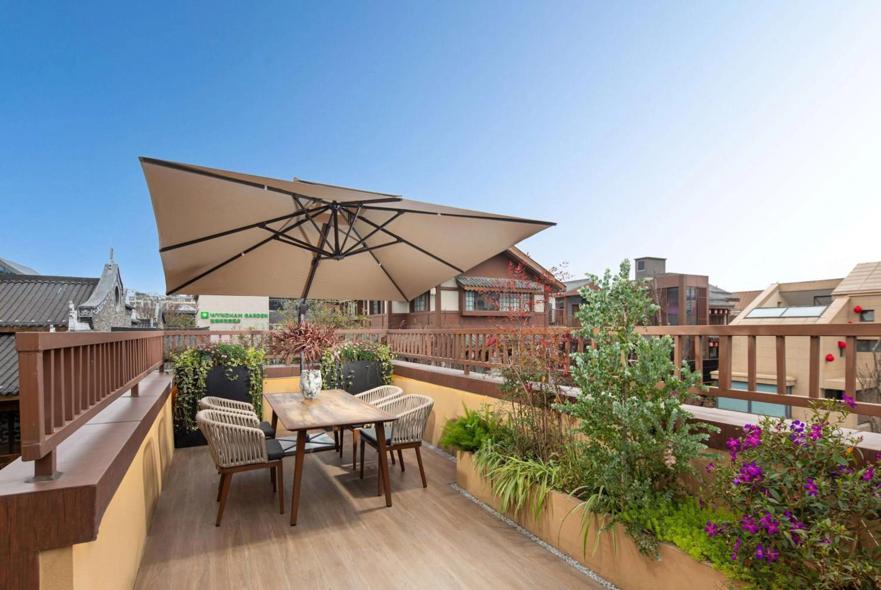 Bed in Wyndham Garden Qionglai Downtown