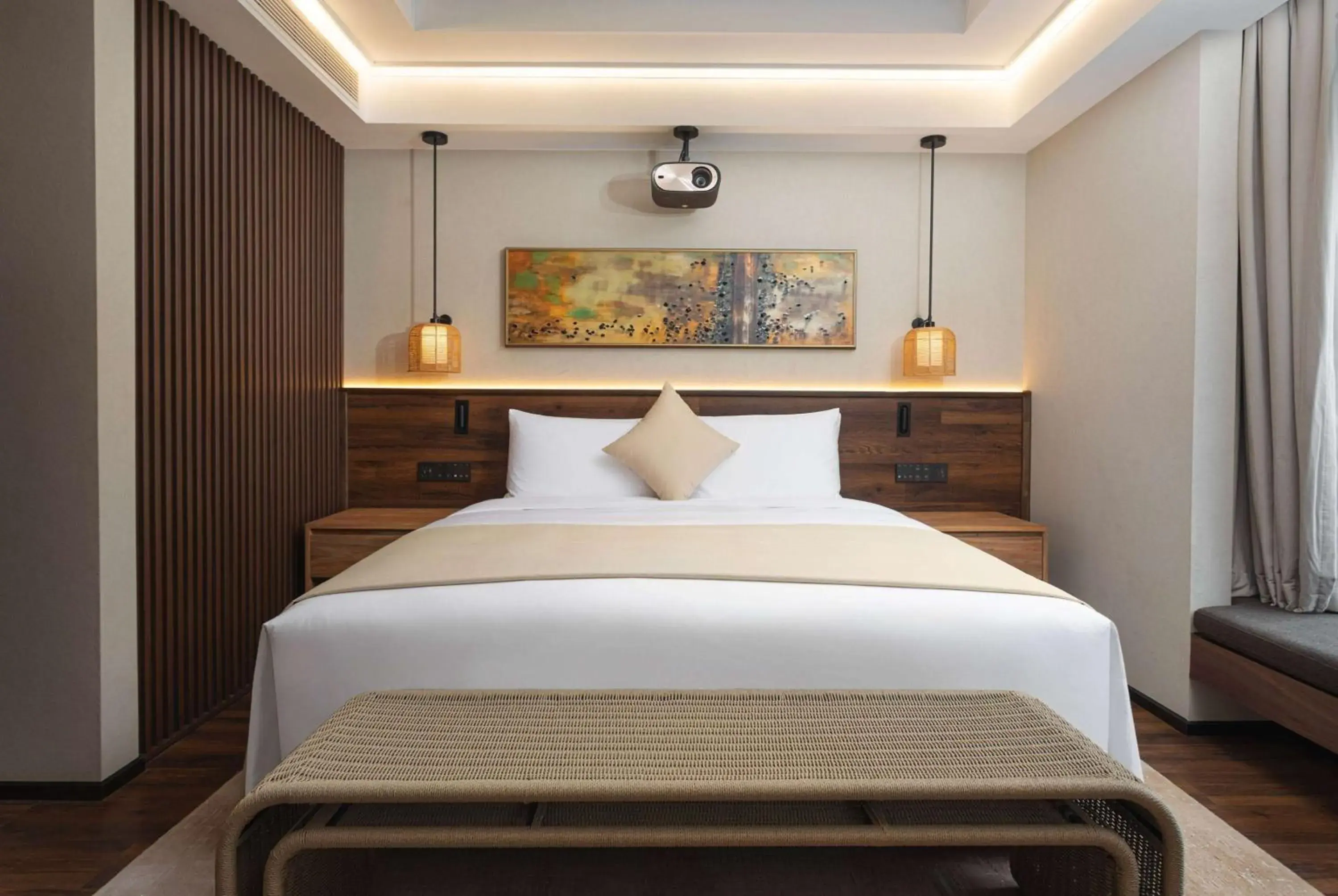 Photo of the whole room, Bed in Wyndham Garden Qionglai Downtown Photo of the whole room, Bed in Wyndham Garden Qionglai Downtown