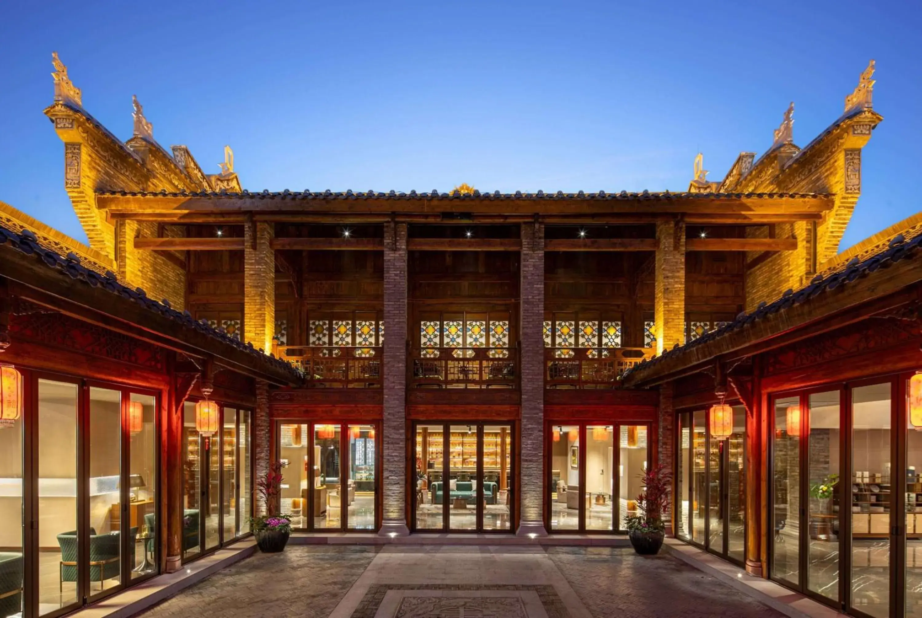 Lobby or reception in Wyndham Garden Qionglai Downtown Lobby or reception in Wyndham Garden Qionglai Downtown