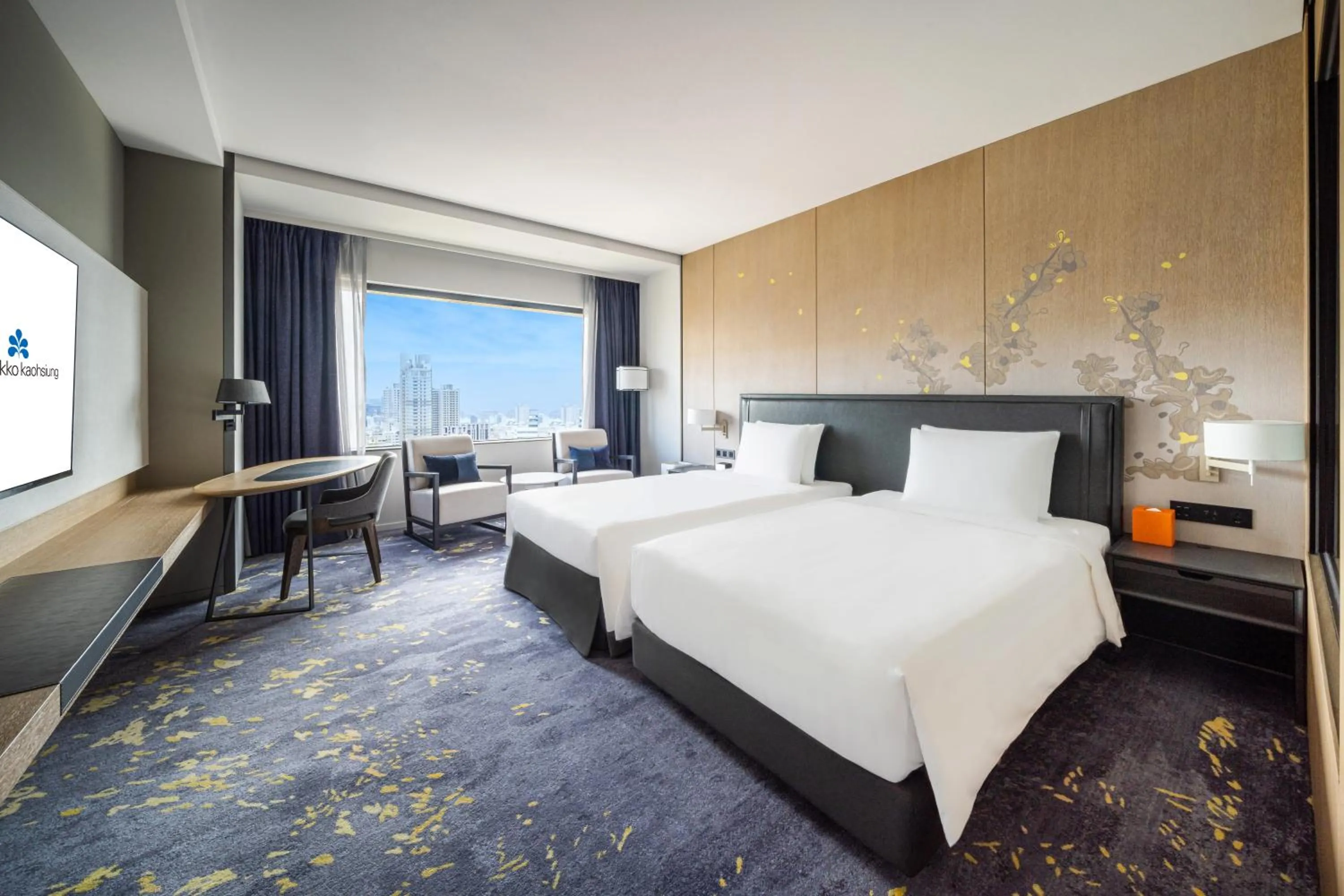 Executive Twin Room with Lounge Access in Hotel Nikko Kaohsiung