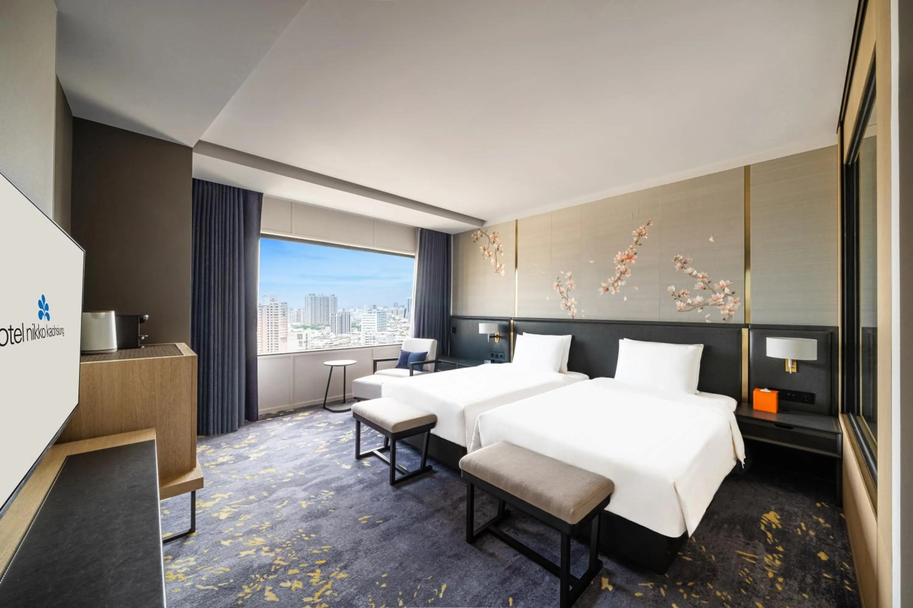 Bed in Hotel Nikko Kaohsiung