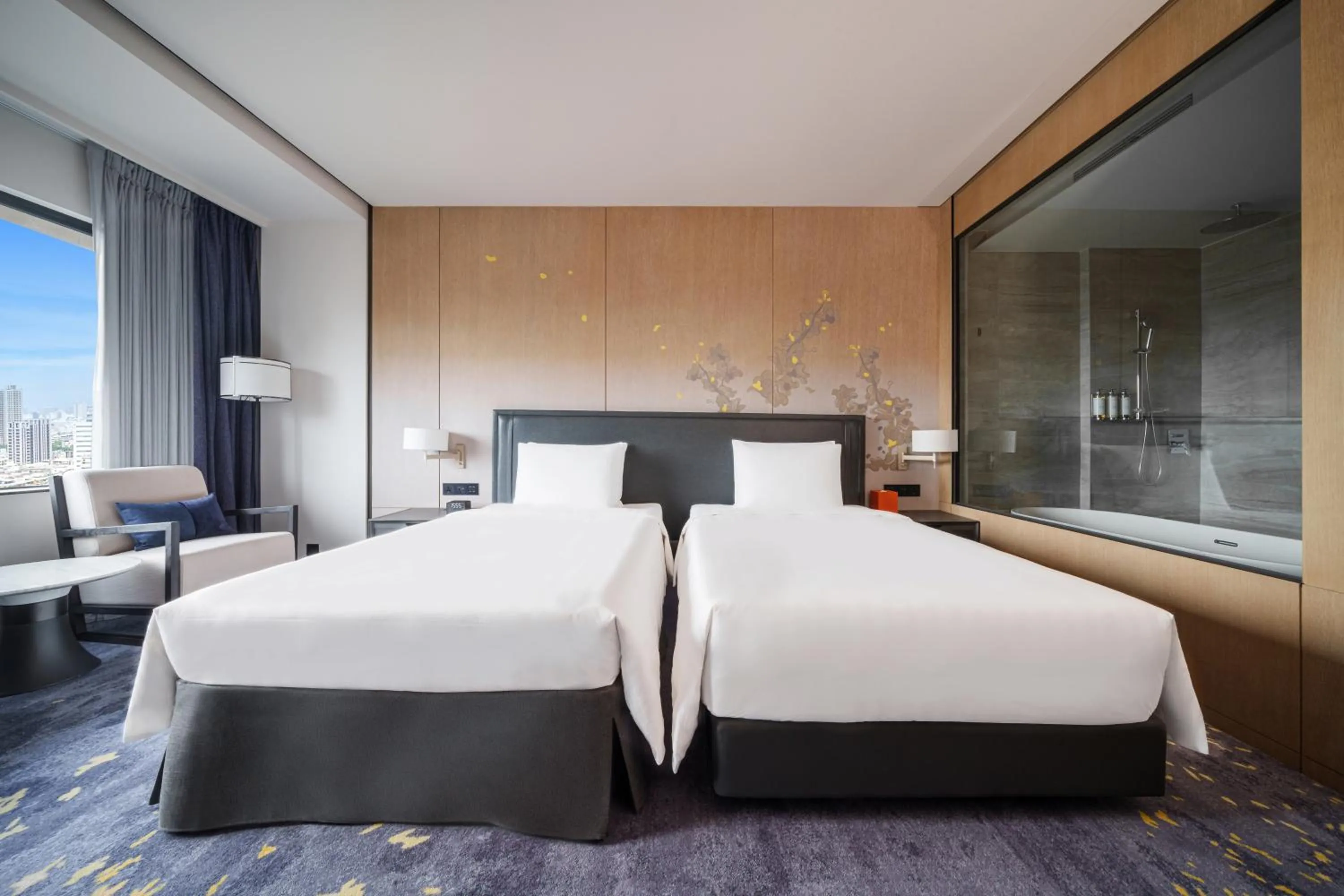 Bed in Hotel Nikko Kaohsiung