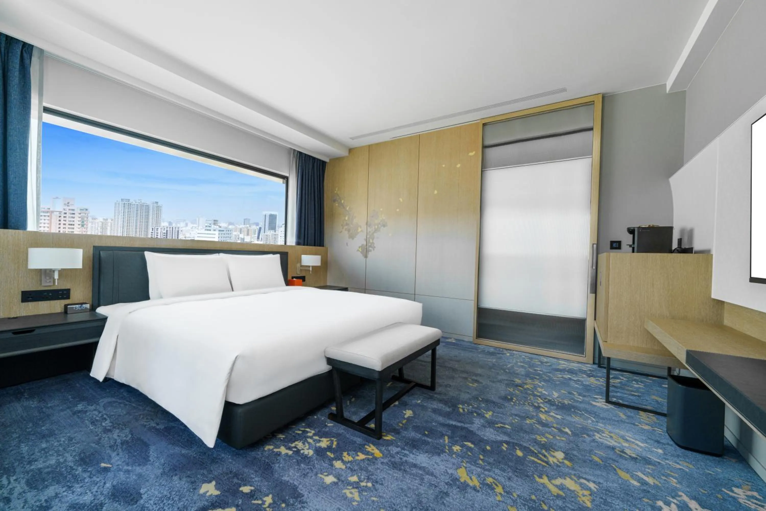 Bed in Hotel Nikko Kaohsiung