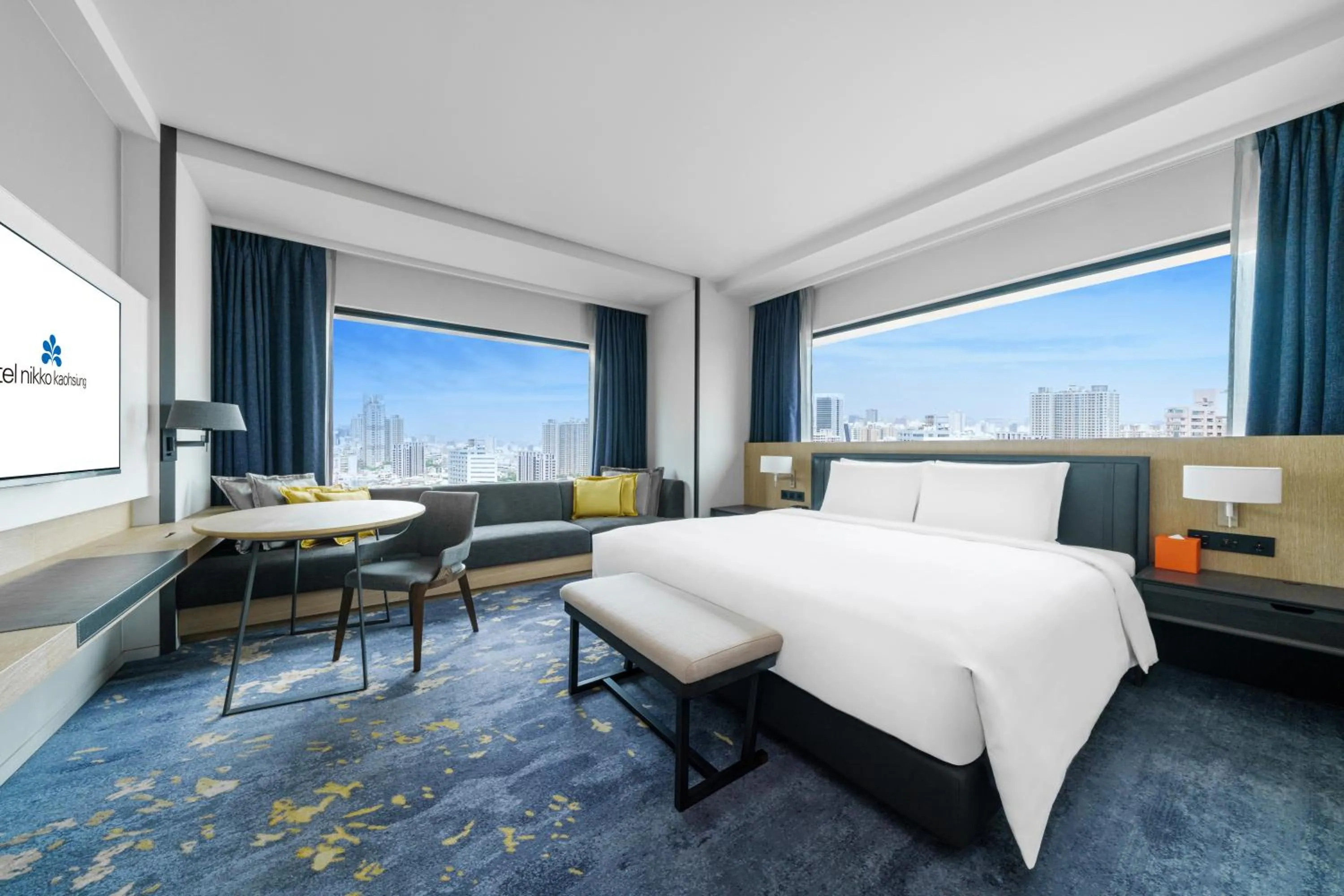 Bed in Hotel Nikko Kaohsiung