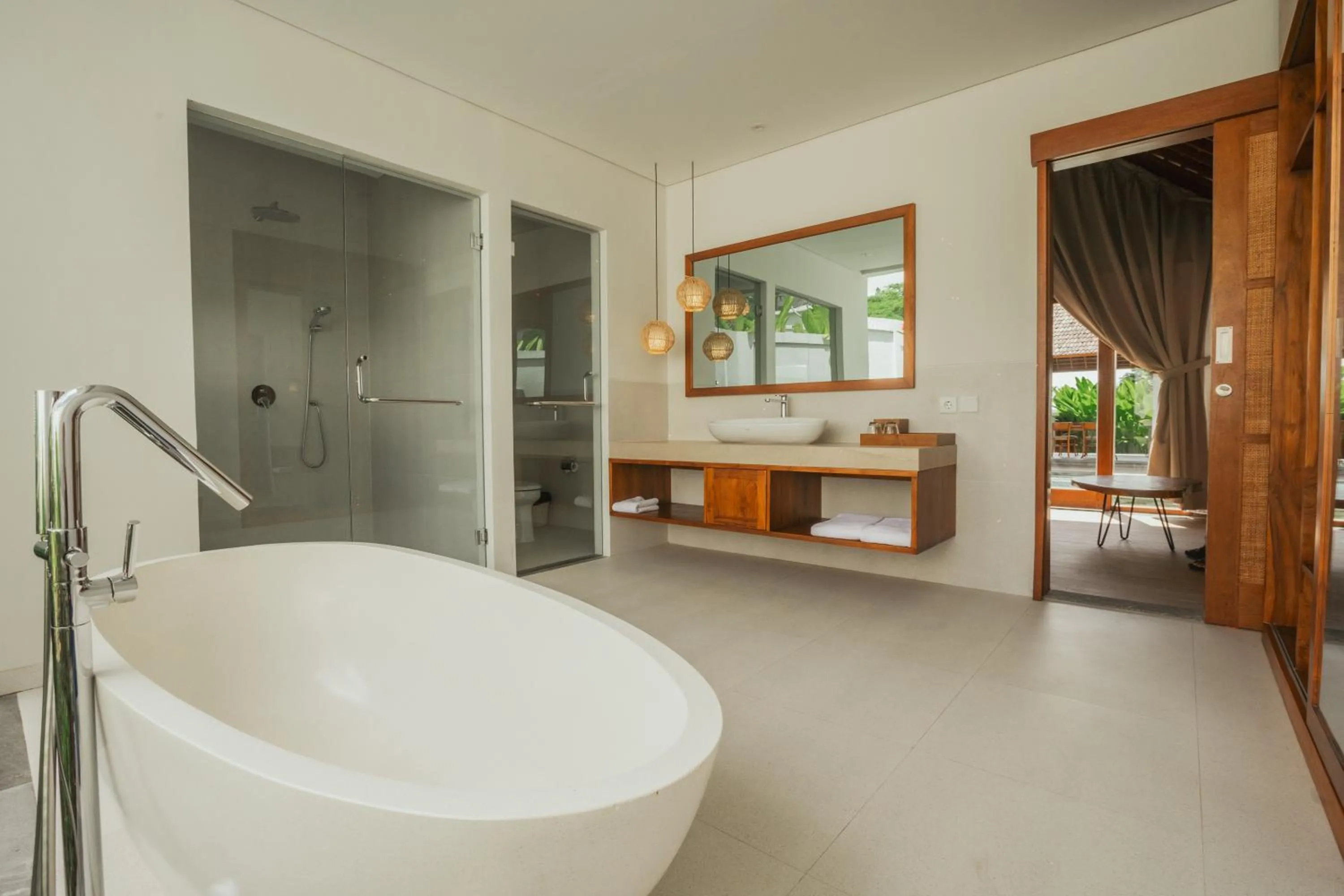 Shower in Arpana Luxury Private Pool Villas