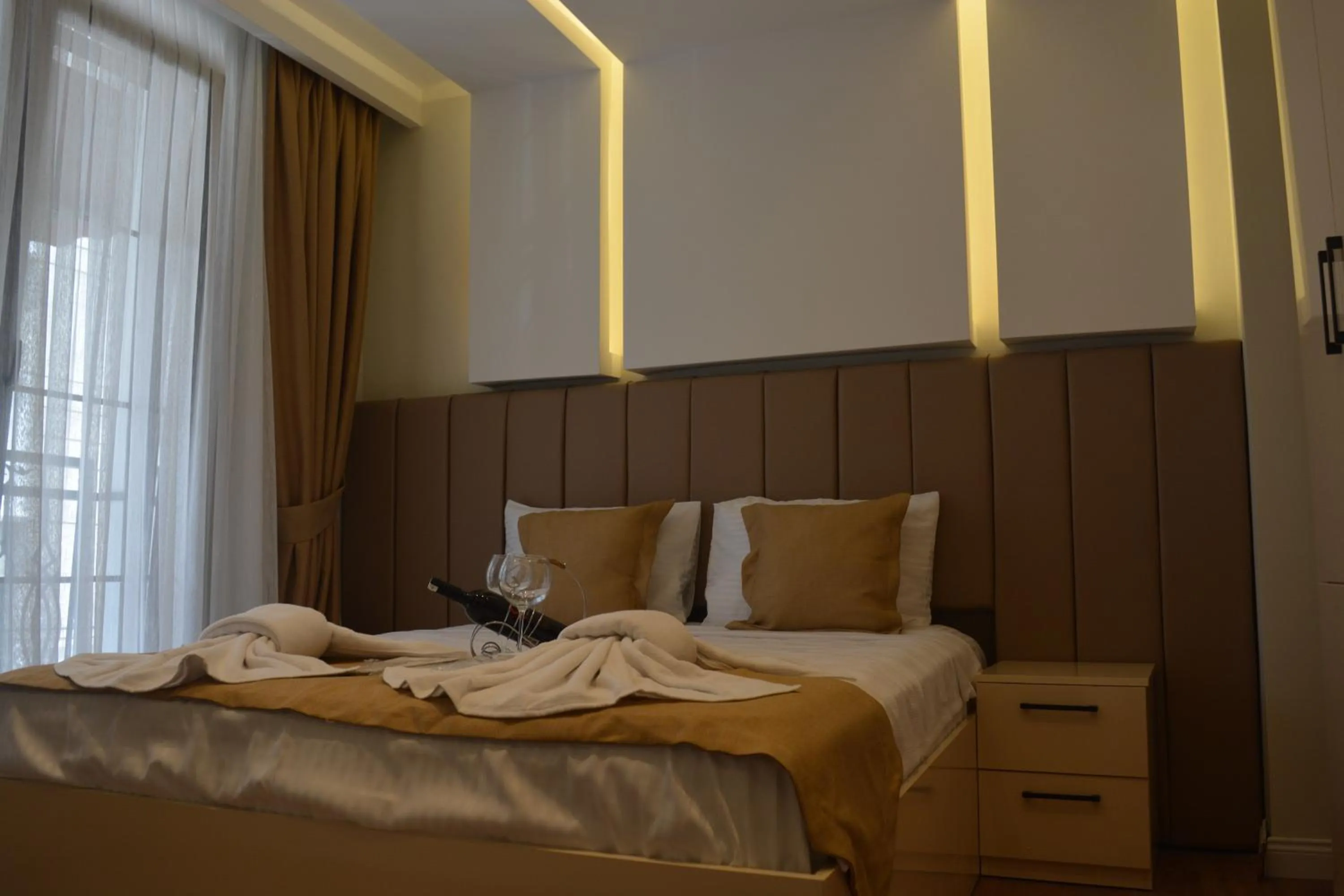 Bedroom, Bed in Garden Elisa Hotel