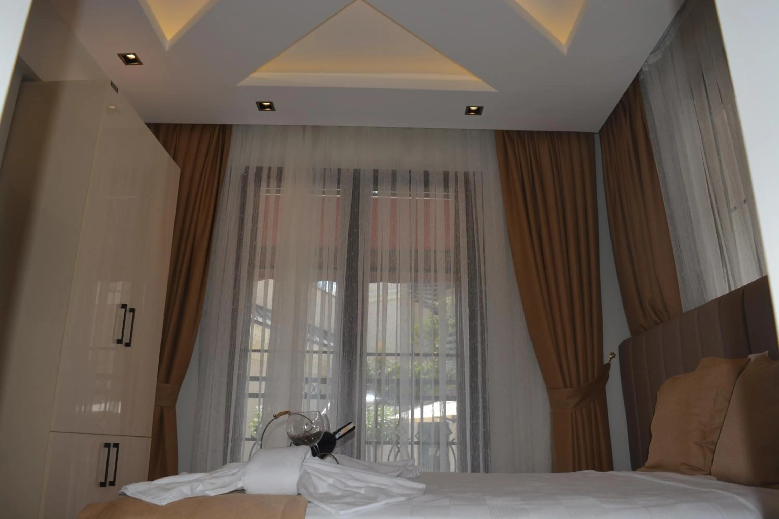 Bed in Garden Elisa Hotel