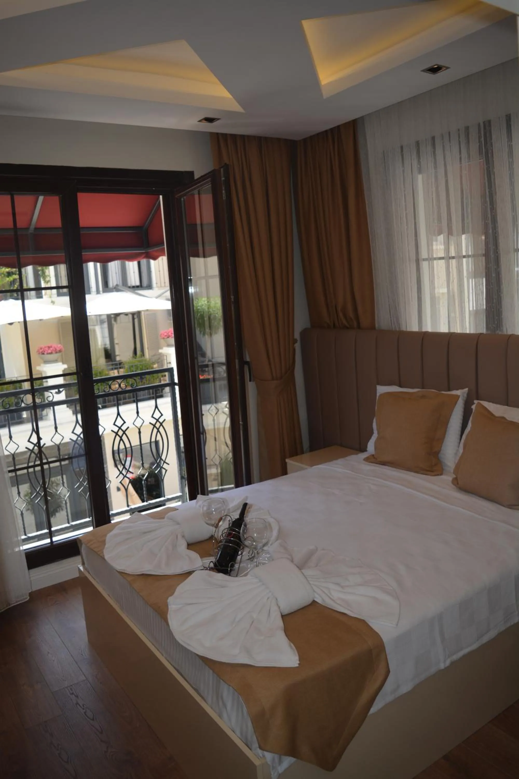 Bed in Garden Elisa Hotel