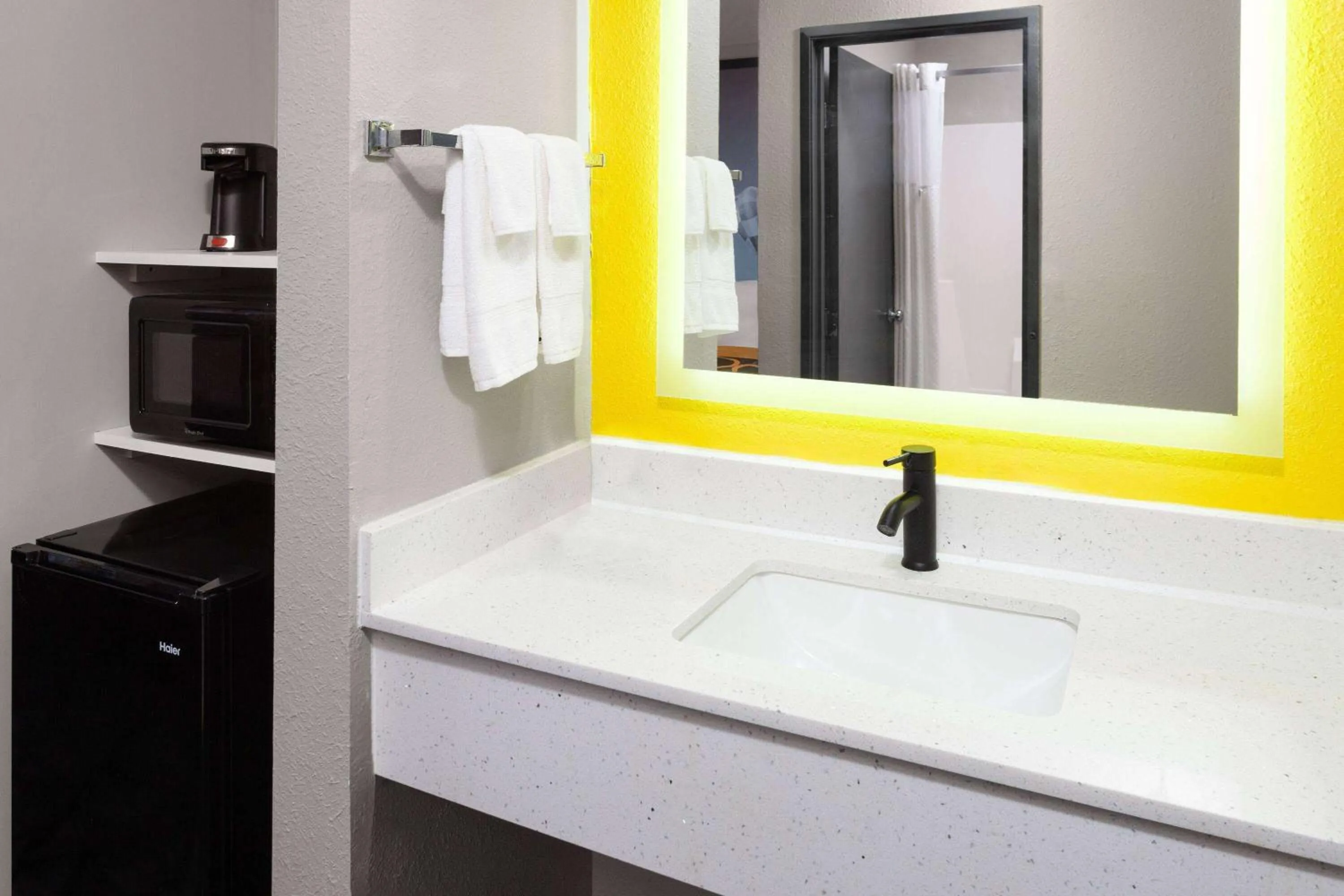 Bathroom in Super 8 by Wyndham Olney